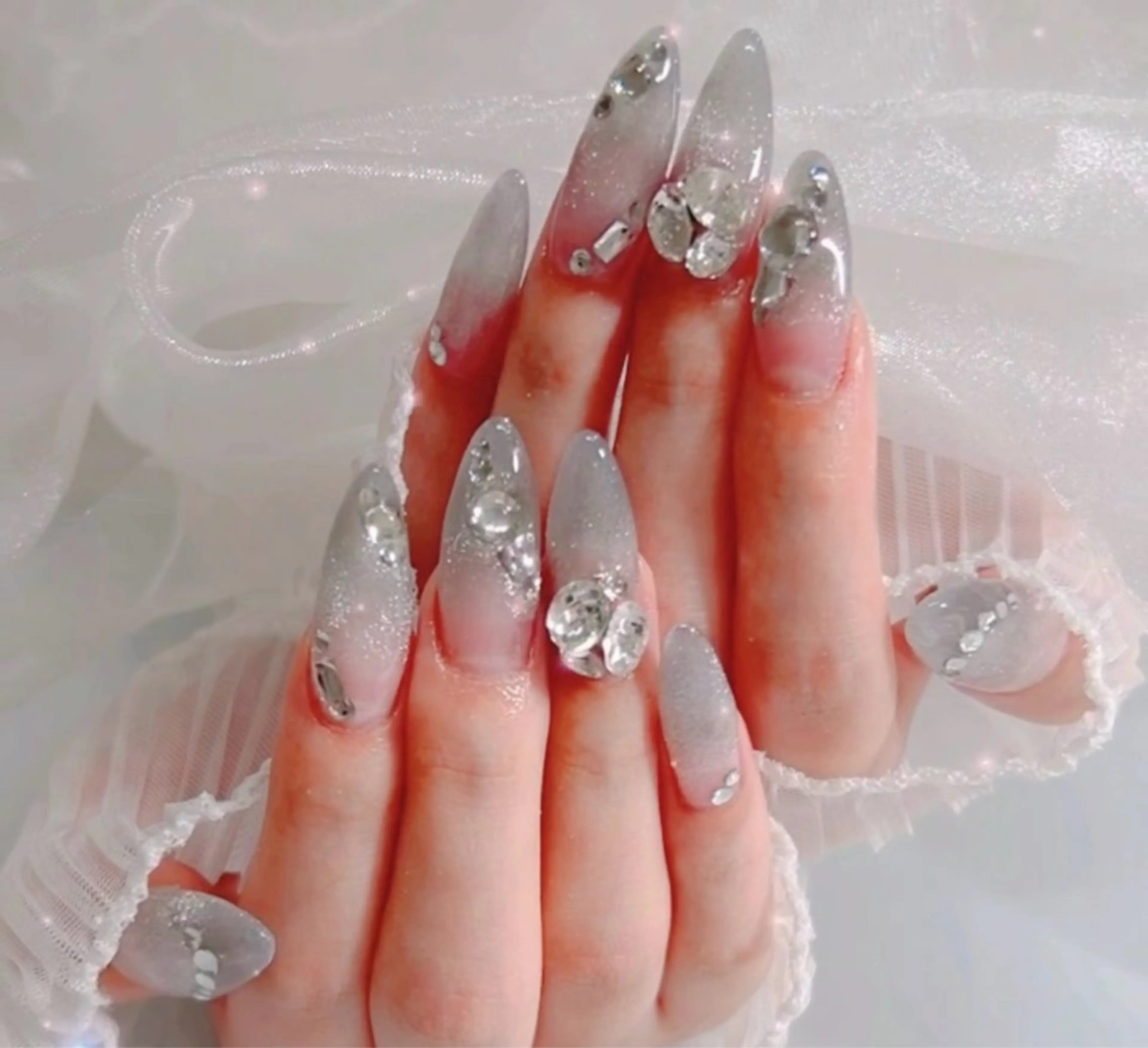 ネイル 韓国ネイル マグネットネイル スカルプネイル ワンホンネイル エムネイル サロンのネイルデザイン