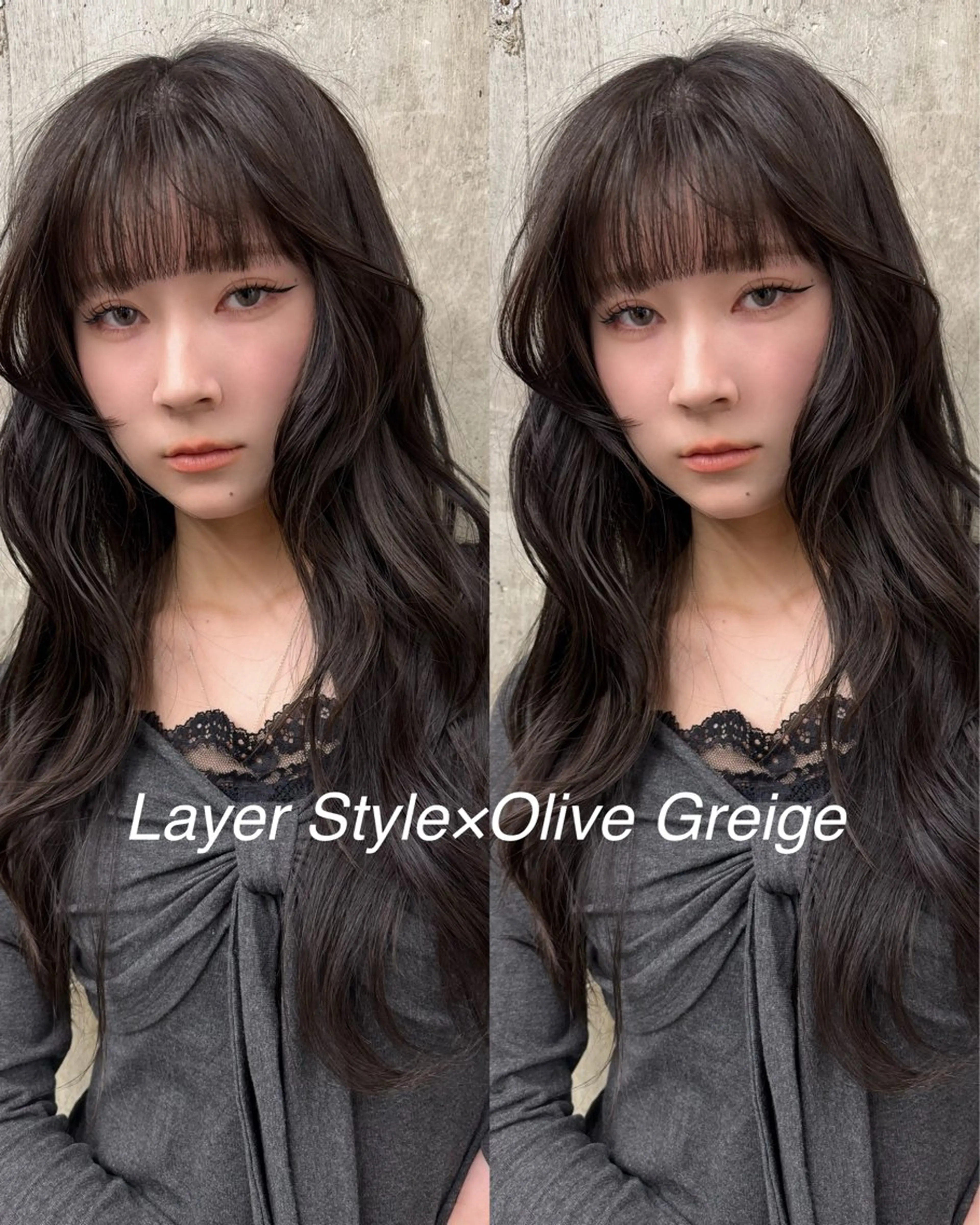 ロング カラー カット ヘアカラー トリートメント MIKU★デザイン/ 透明感カラー/ボブのヘアスタイル