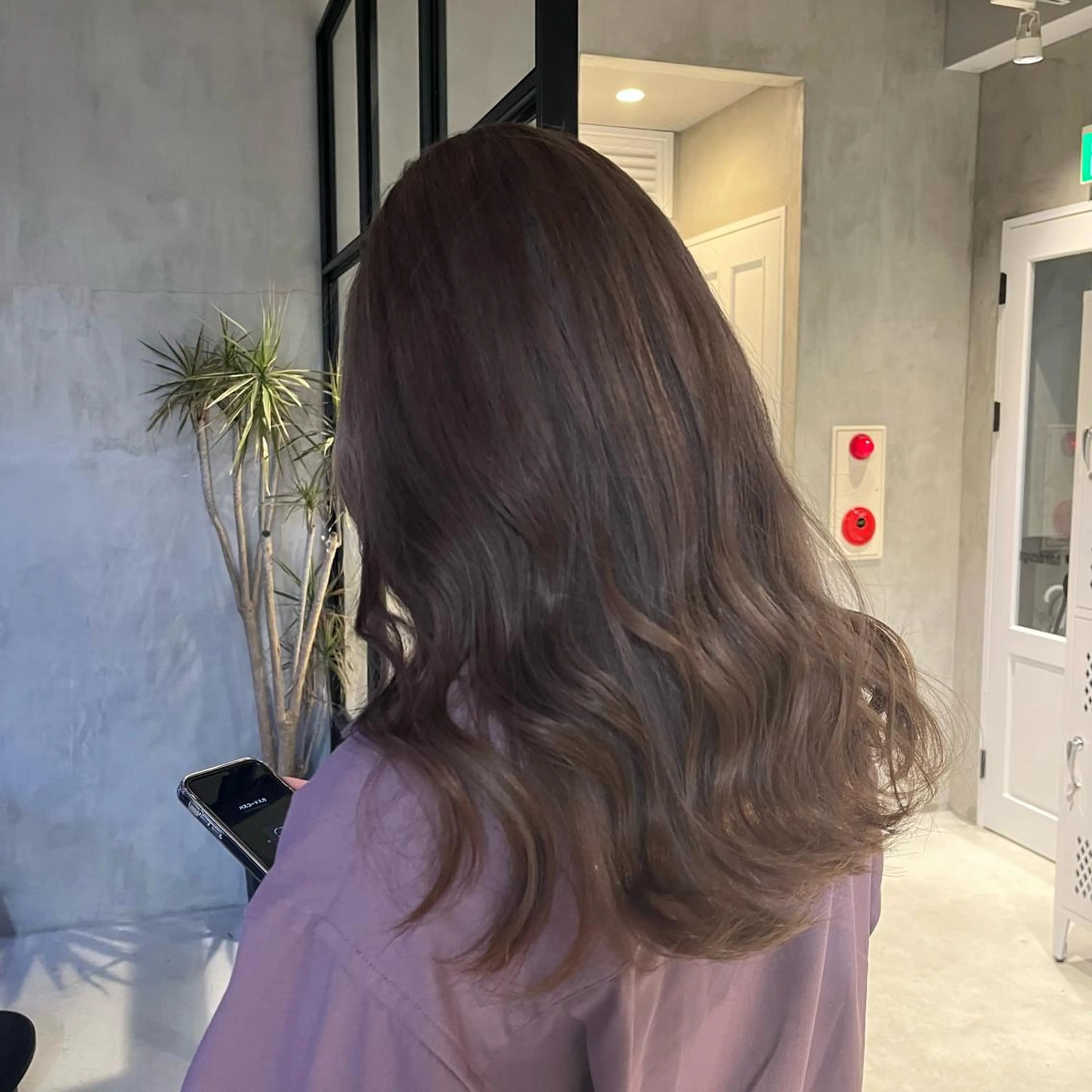 カラー ブリーチ ケアブリーチ グレージュ ヘアカラー ボブ/ミディ/ロング 特化/芳野りんかのヘアスタイル