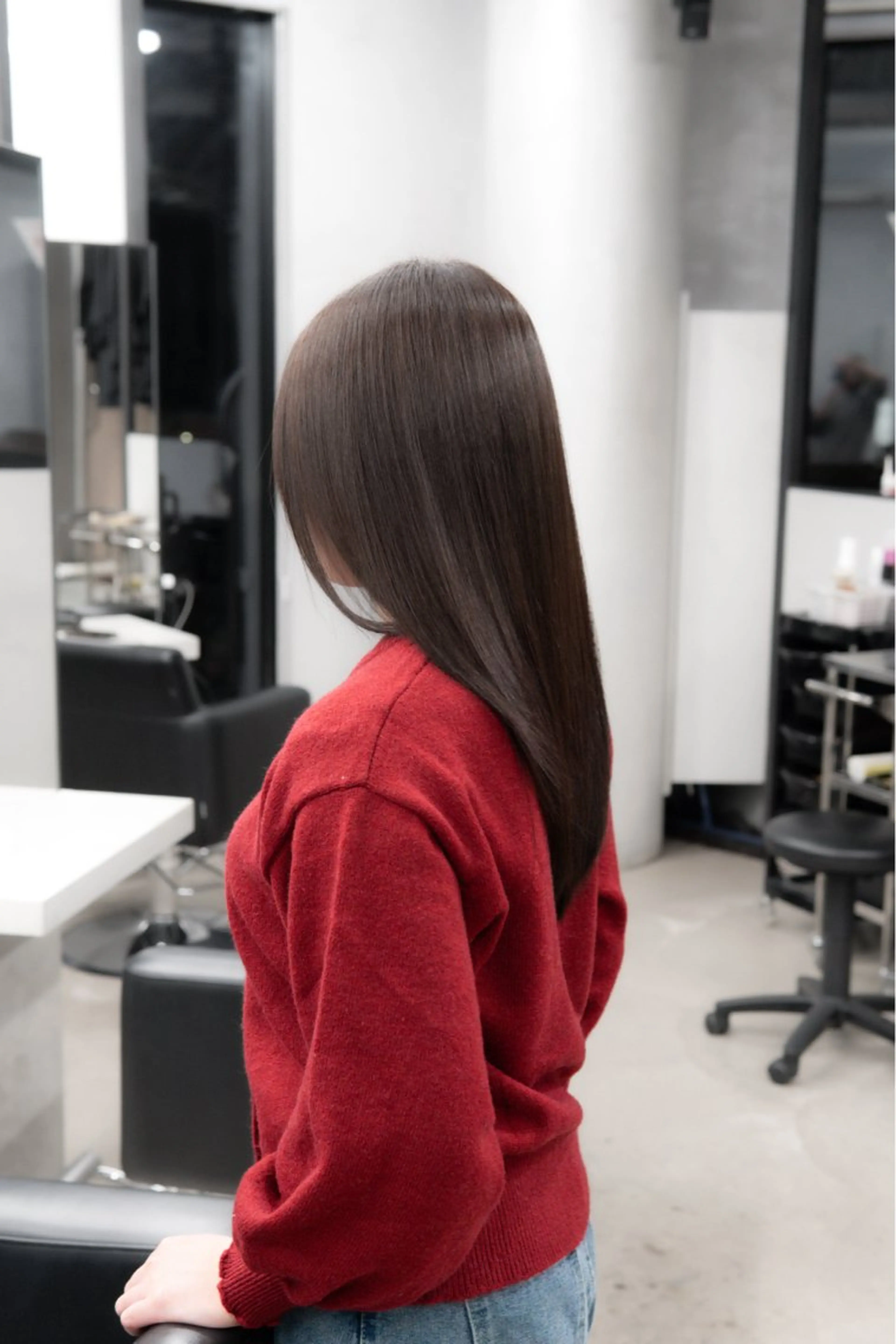 ロング ヘアカラー 無料カットモデル/ 髪質改善/角田 龍汰のヘアスタイル