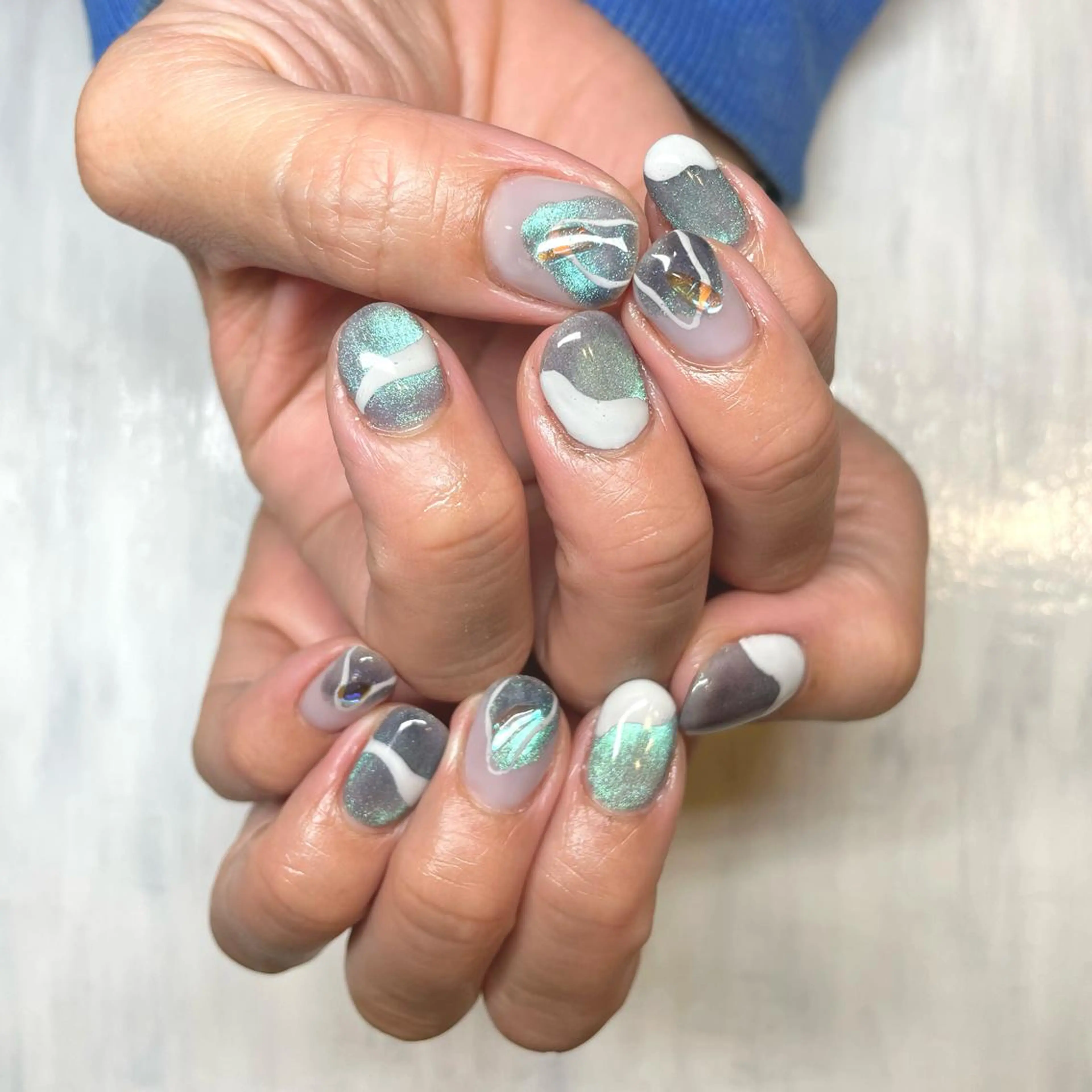 ネイル アートネイル マグネットネイル Nail Room uimのネイルデザイン