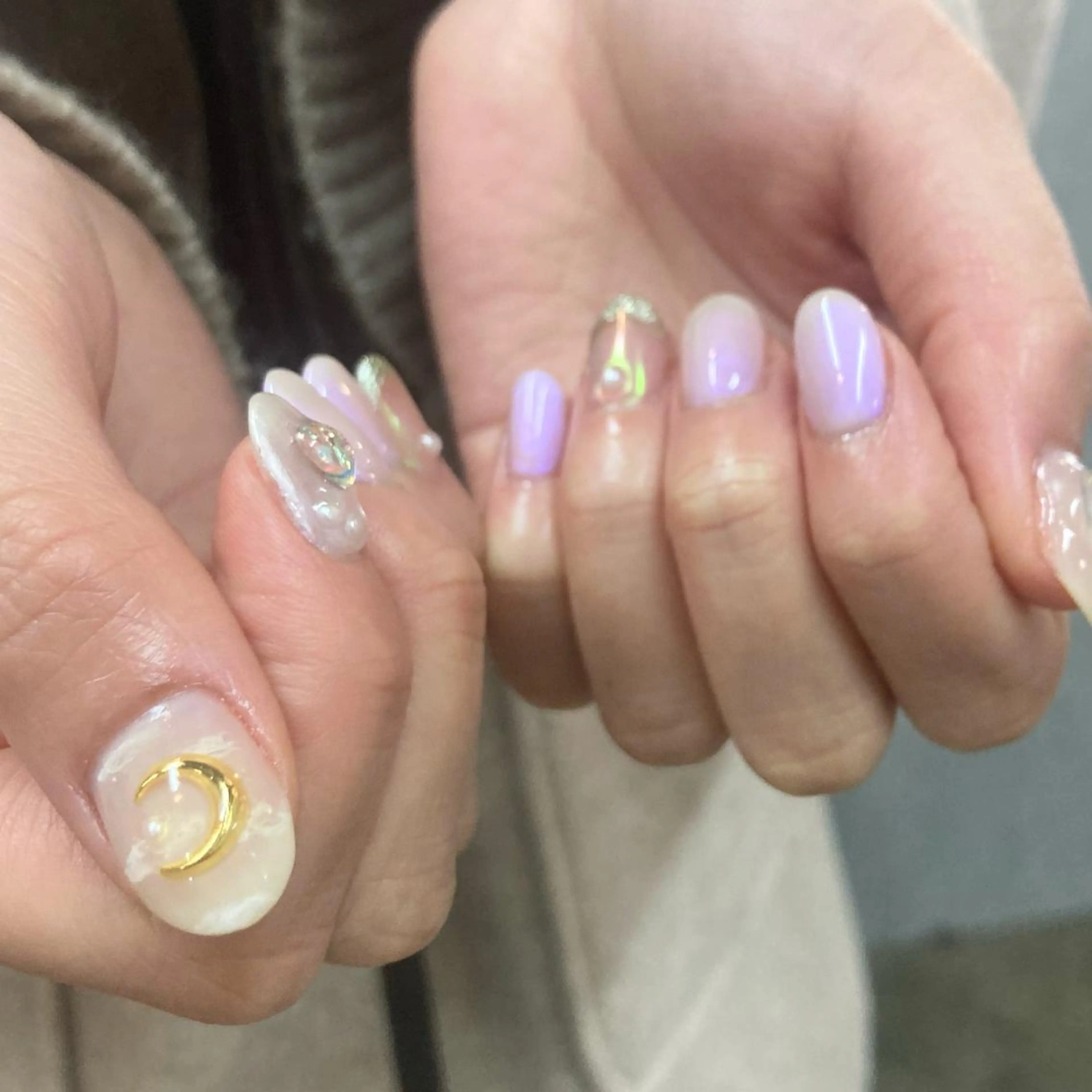 ネイル アートネイル オーロラネイル tipsy+ chihiroのネイルデザイン