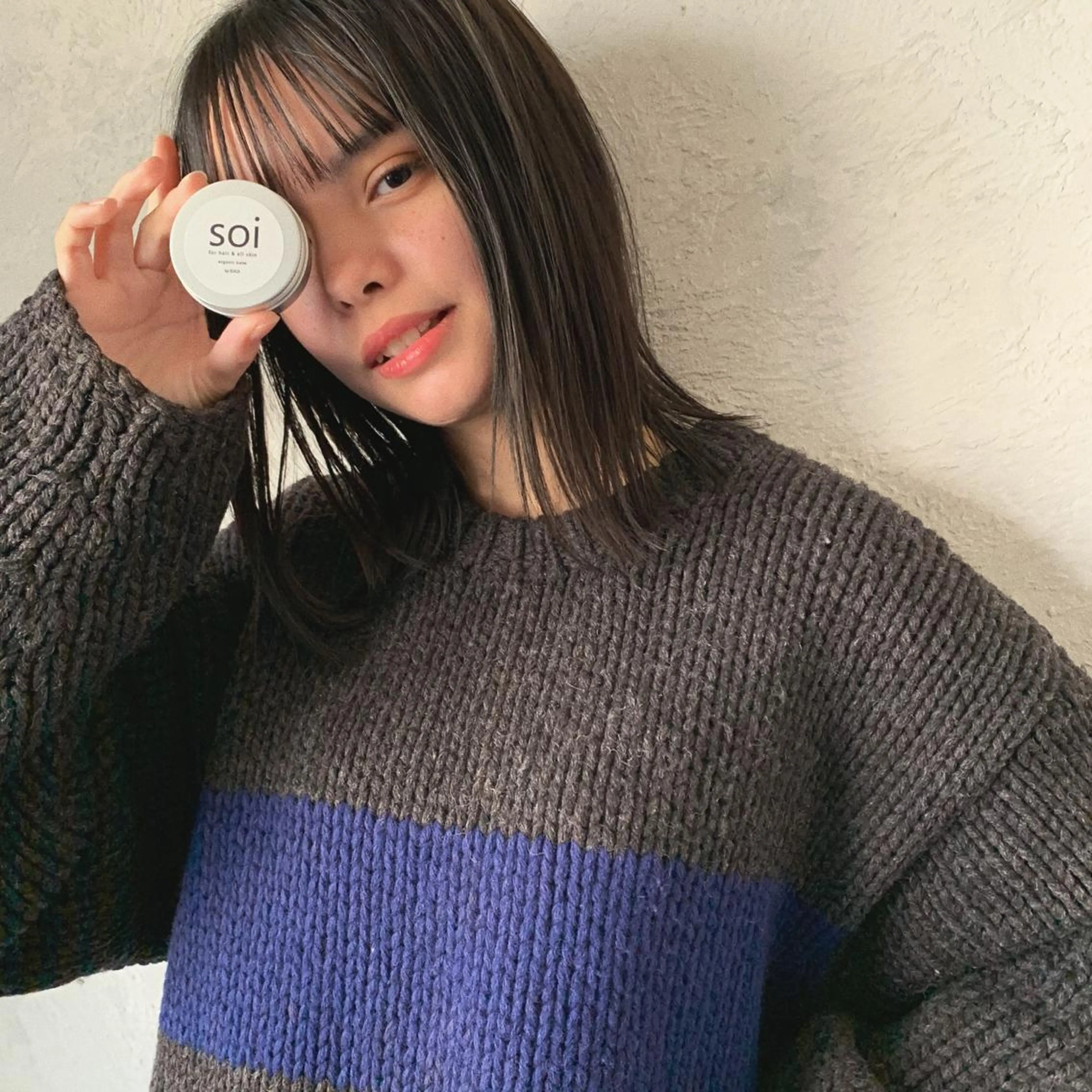 ミディアム カラー ベージュカラー オリーブベージュ カット ヘアカラー トリートメント パーマ/透明感カラー /ボブ/吉田一生のヘアスタイル