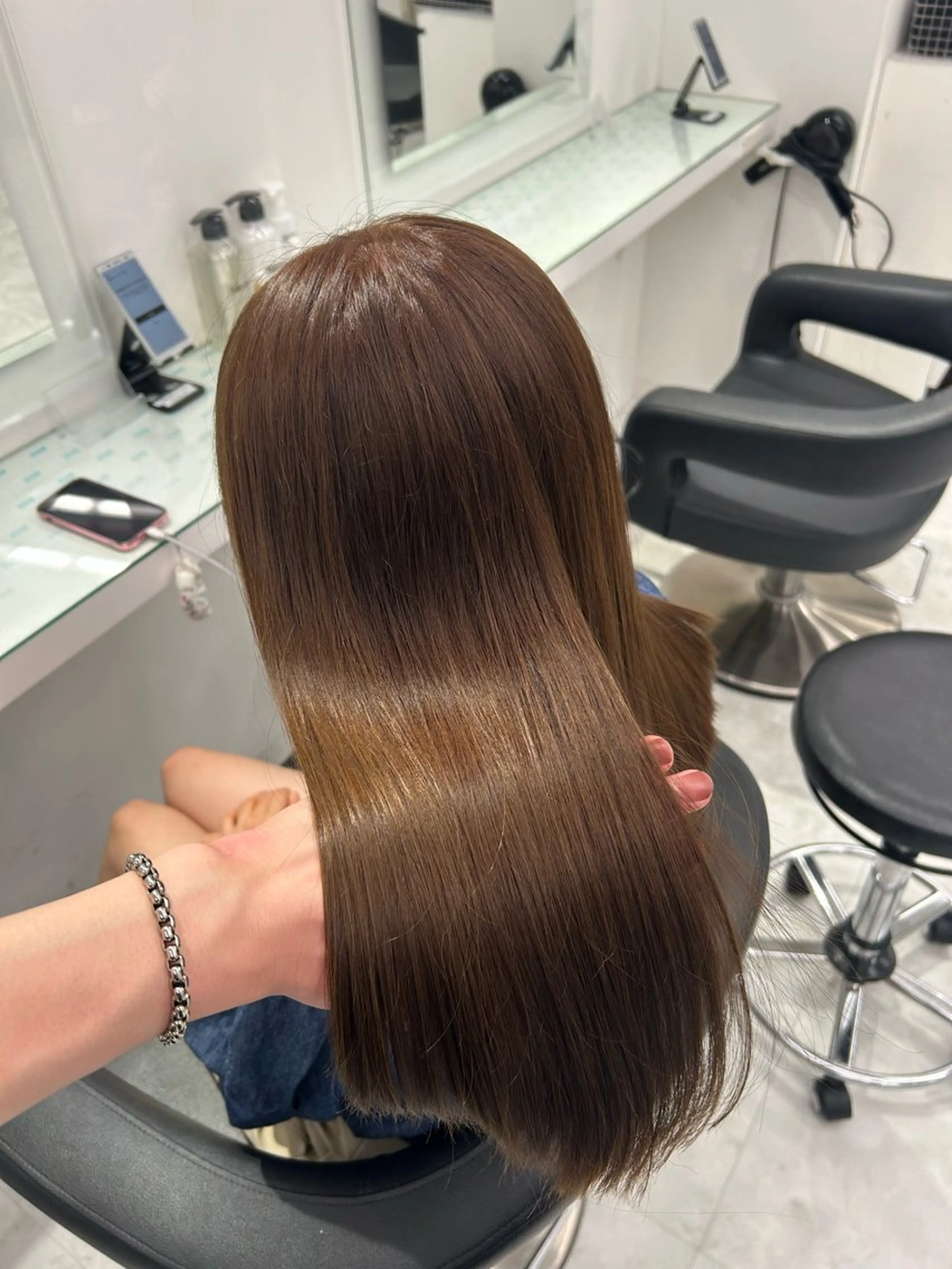 ロング カラー ヘアカラー ブリーチ無し透明感 🕊AZUSAのヘアスタイル