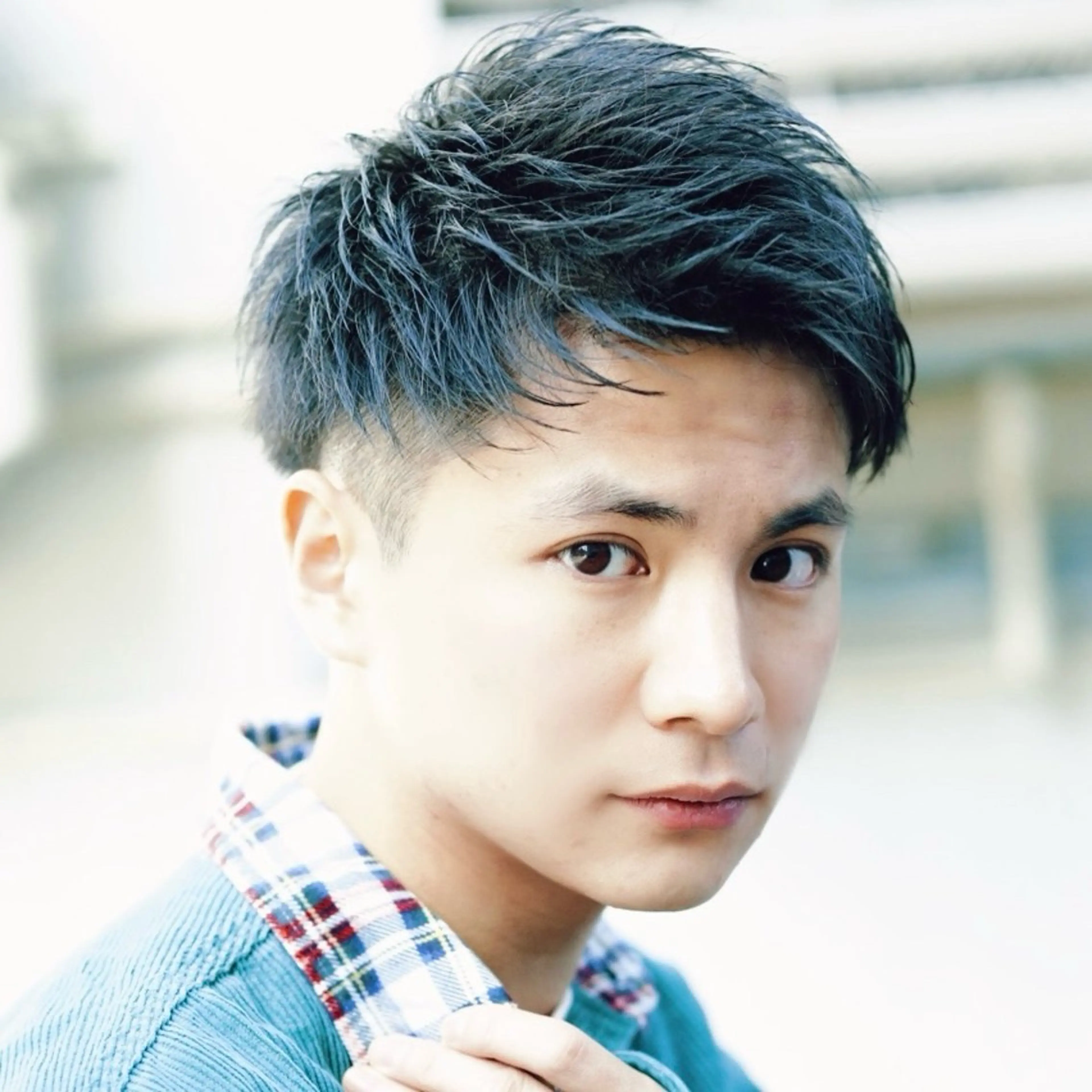 パーマ メンズ アップバング メンズ就活ヘア 刈り上げ TRUNS所属・🫧髪質改善特化/ 縮毛矯正/🫧鈴木透のヘアスタイル