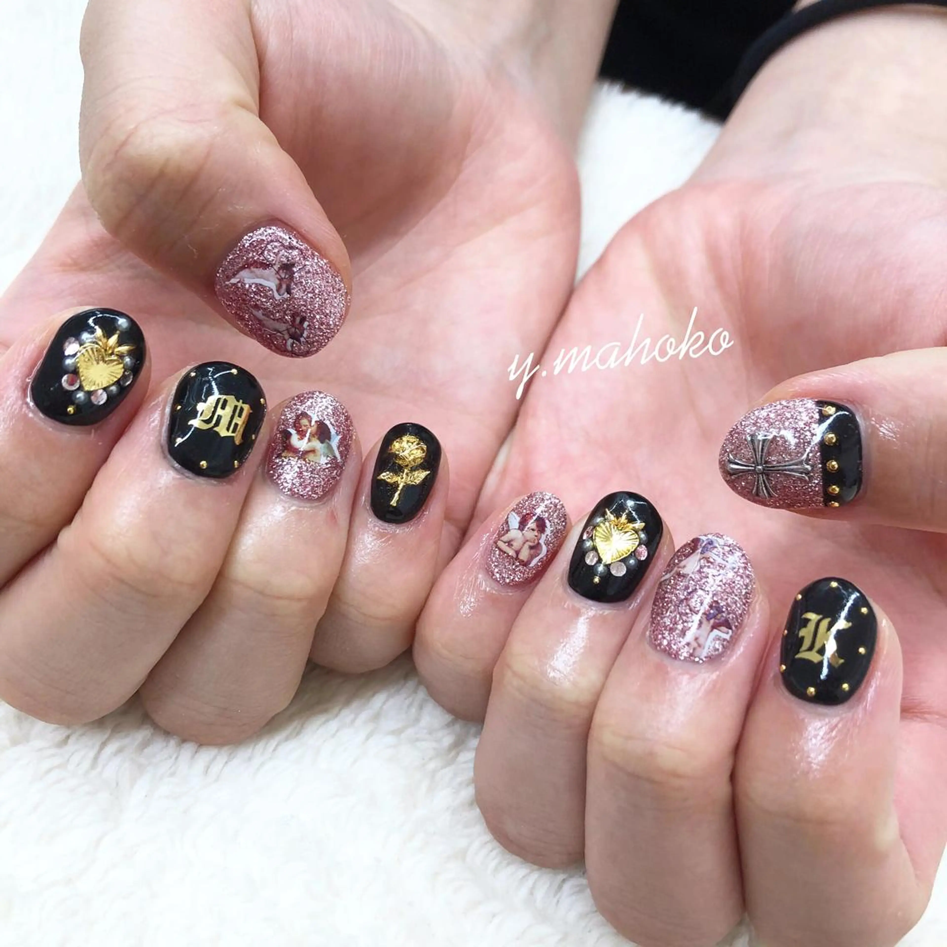 ネイル ハンドネイル She nail studio 原宿所属・パラジェル有/ スカルプ/mahoのネイルデザイン