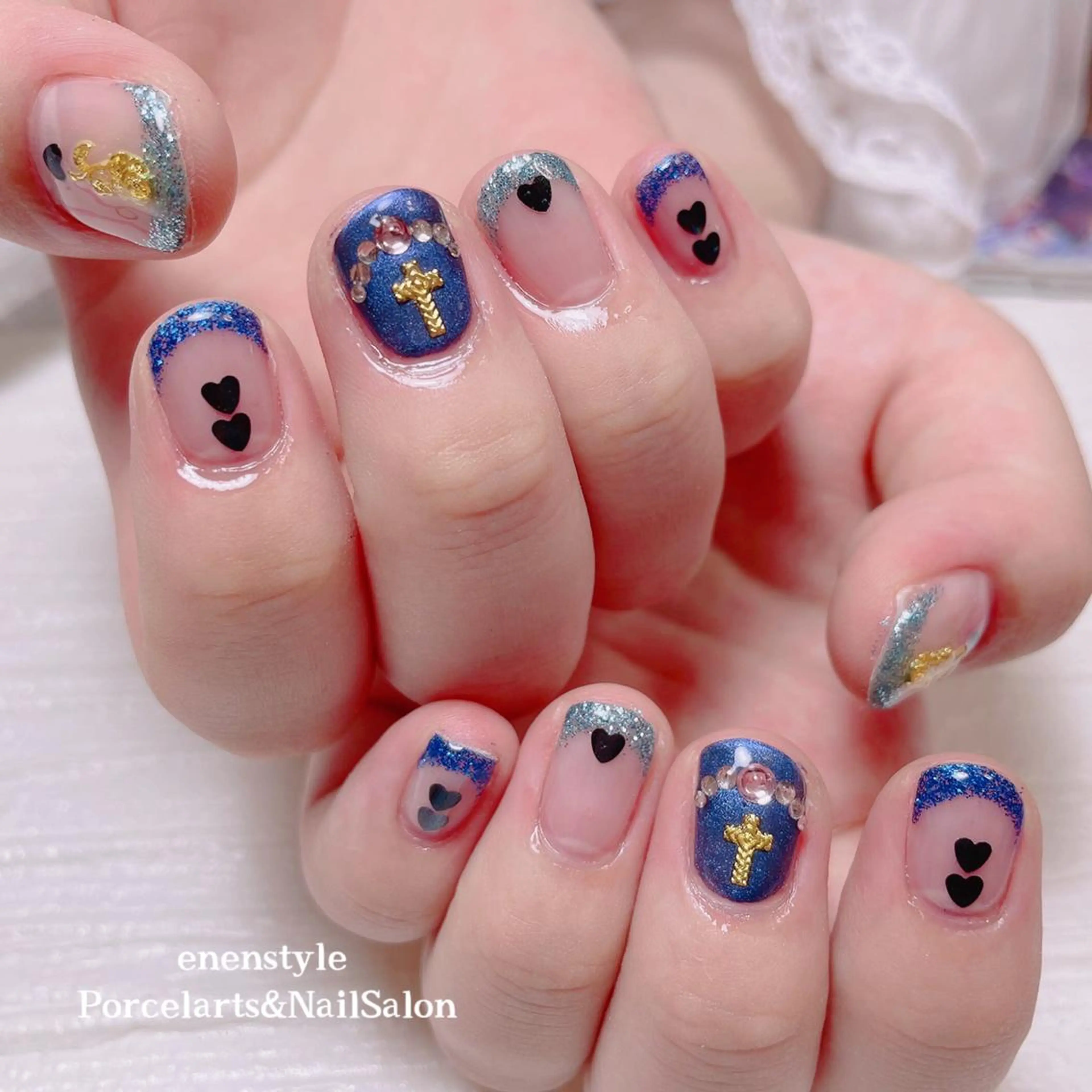 ミディアム ネイル 👑enen style👑のネイルデザイン