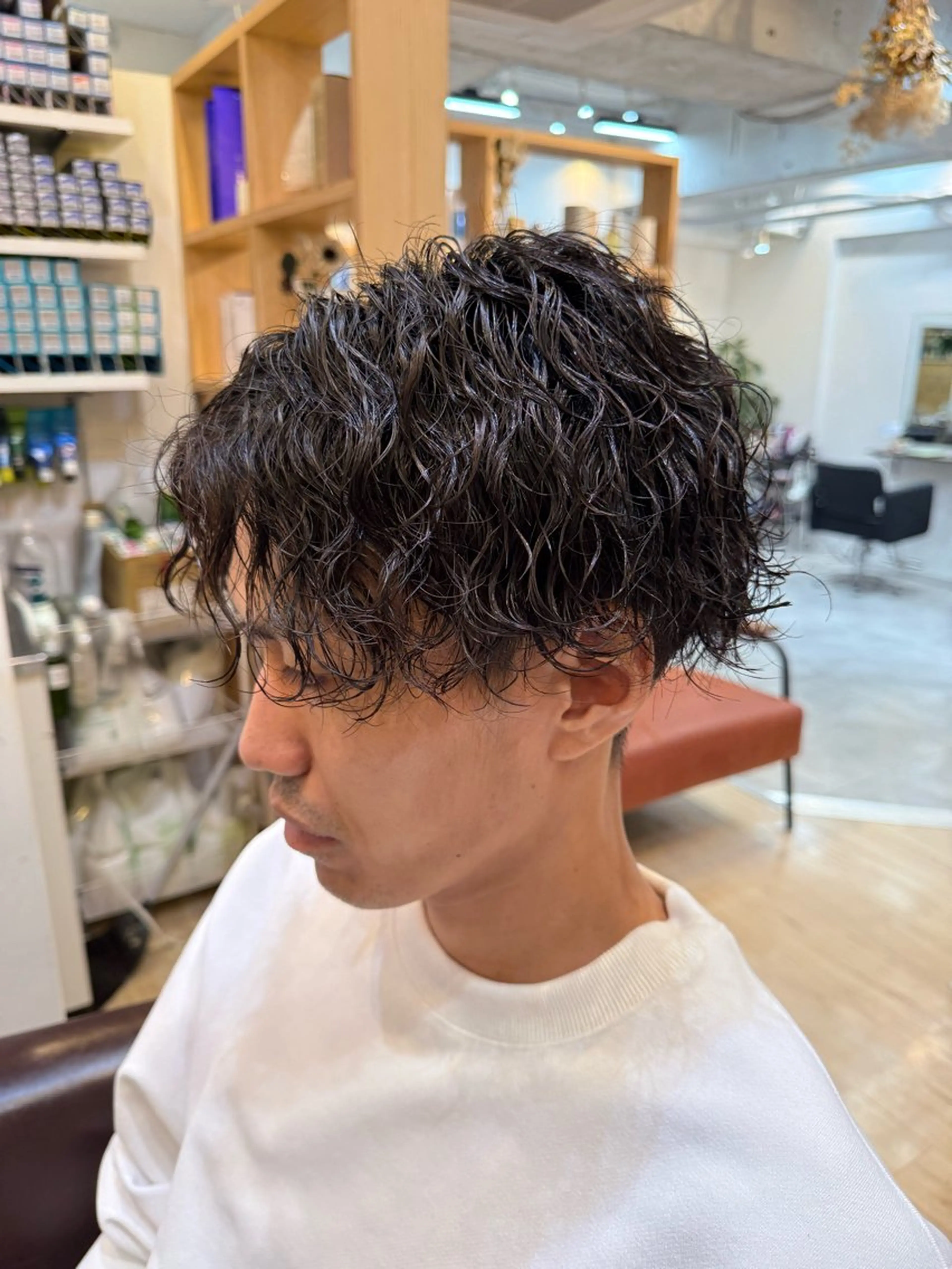 パーマ メンズ カット パーマ トリートメント Naya Takumaのヘアスタイル