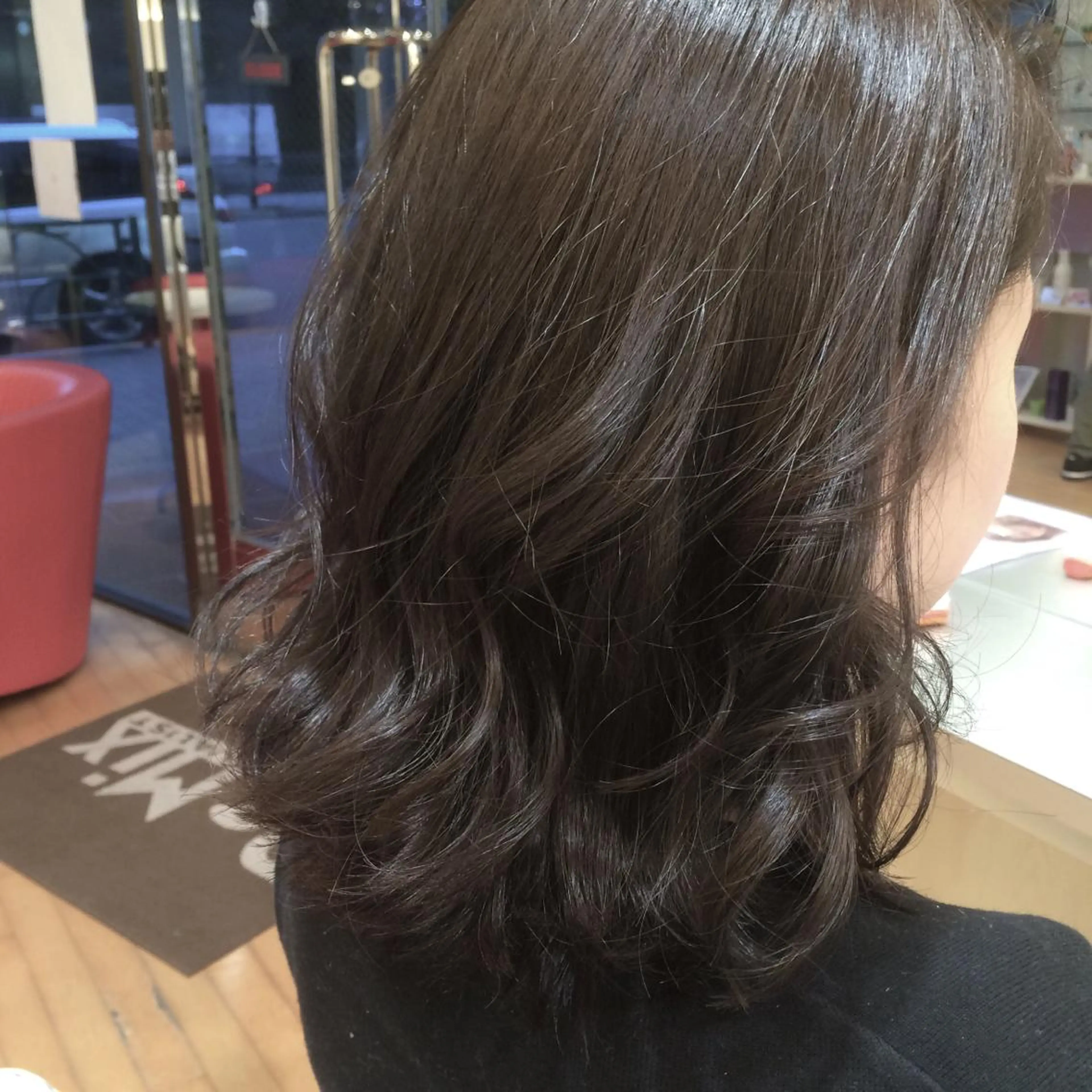 ミディアム カラー アッシュ ブルーカラー ブルーアッシュ ReMix 新宿店所属・タジマ ヤスヒサのヘアスタイル