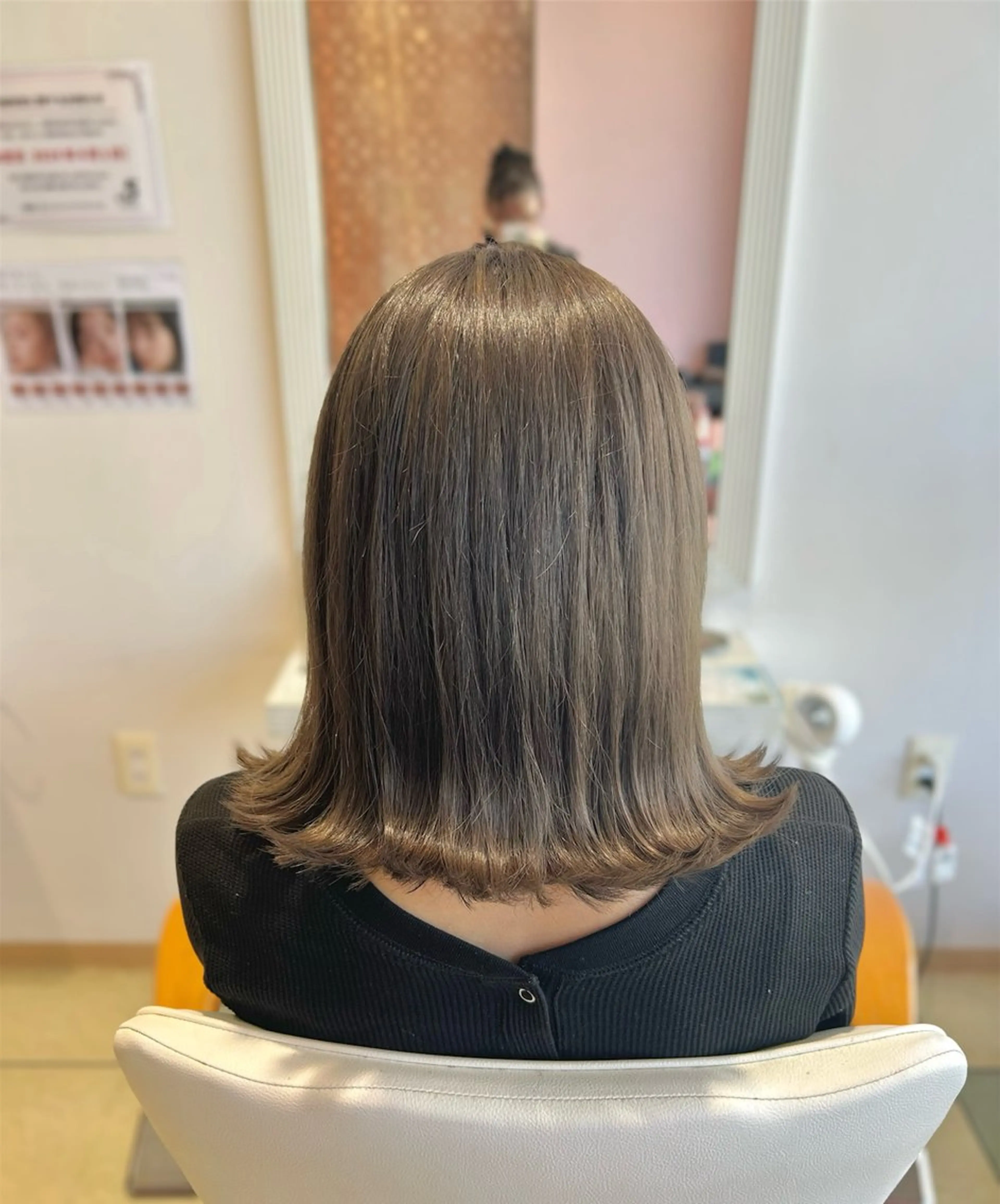 ミディアム カラー 🩷愛咲🩷レイヤー /透明感カラーのヘアスタイル