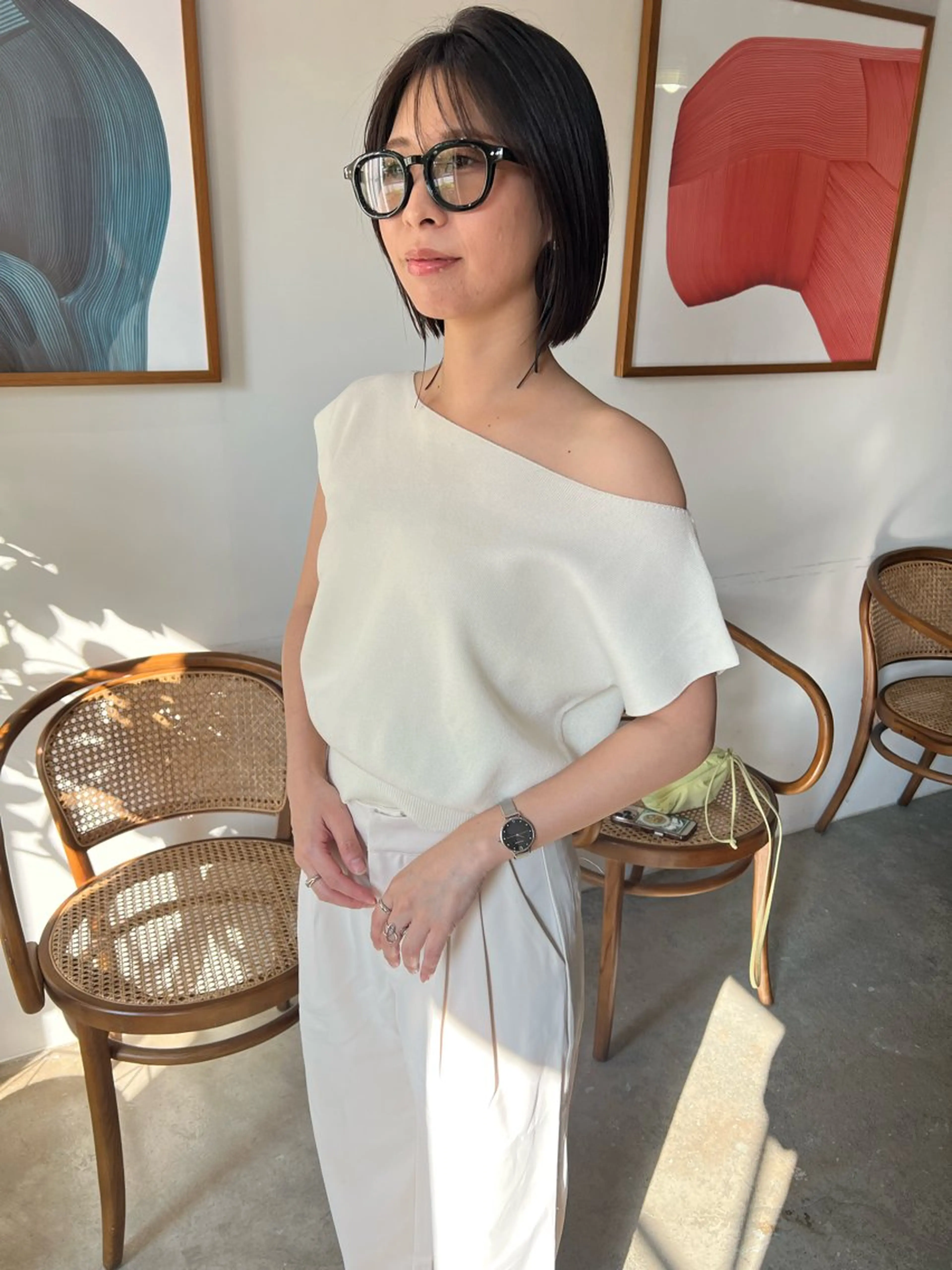 営業時間内カットの写真