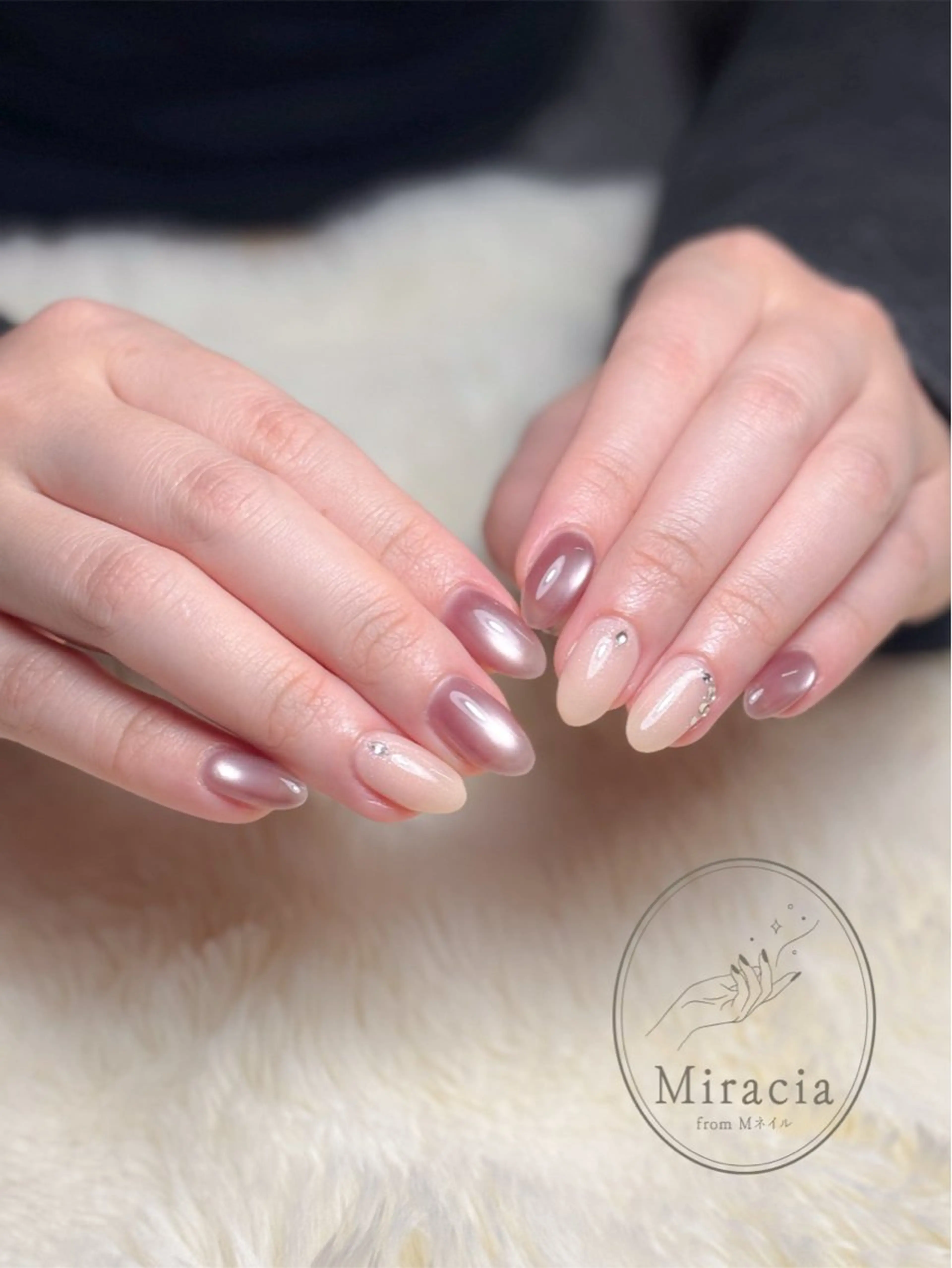 ネイル マグネットネイル ハンドネイル Miracia from Mネイル所属・Miracia 【TORINO】のネイルデザイン