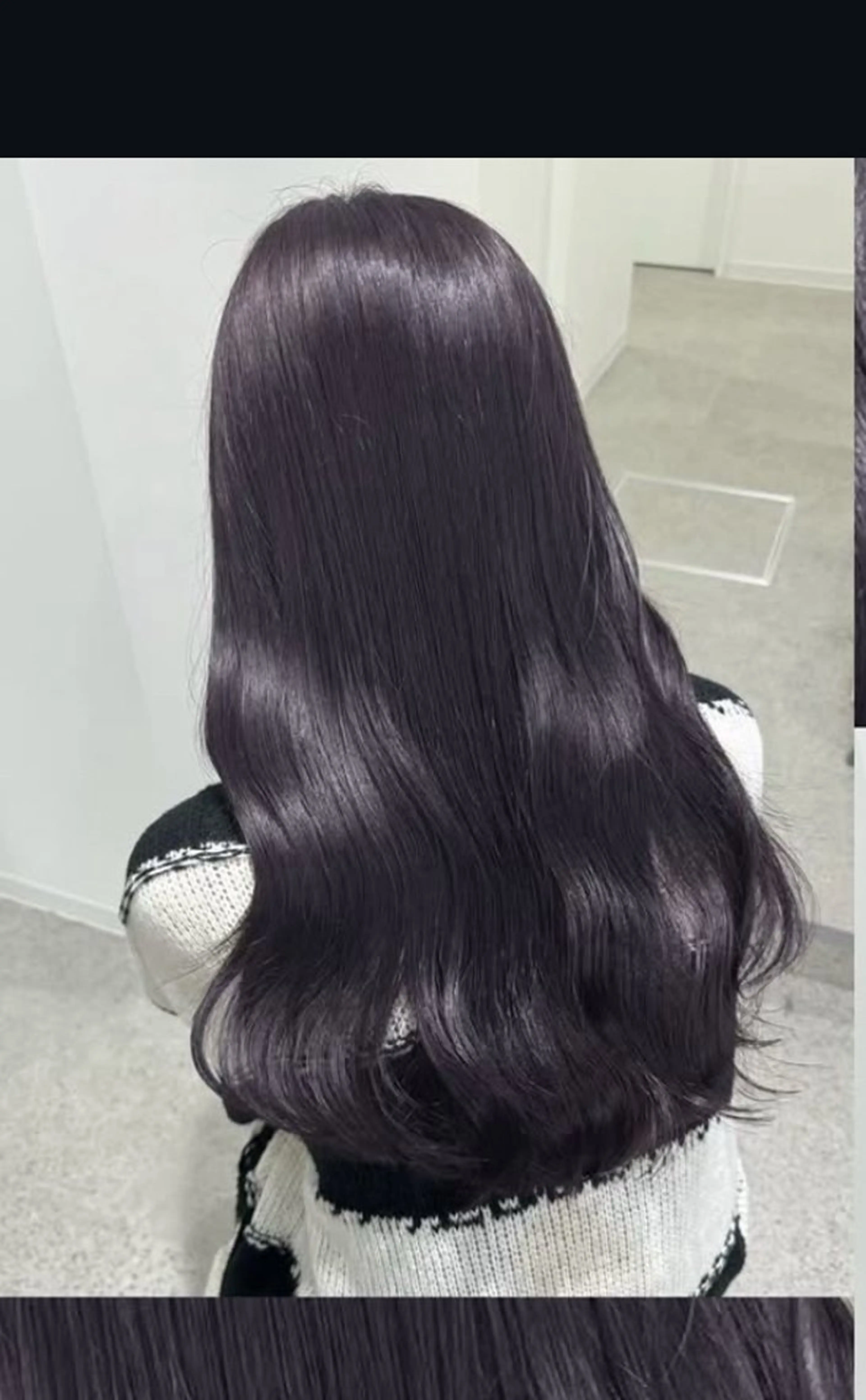 ロング カラー ラベンダーカラー ヘアカラー 酸性縮毛矯正/ 髪質改善/信之介のヘアスタイル