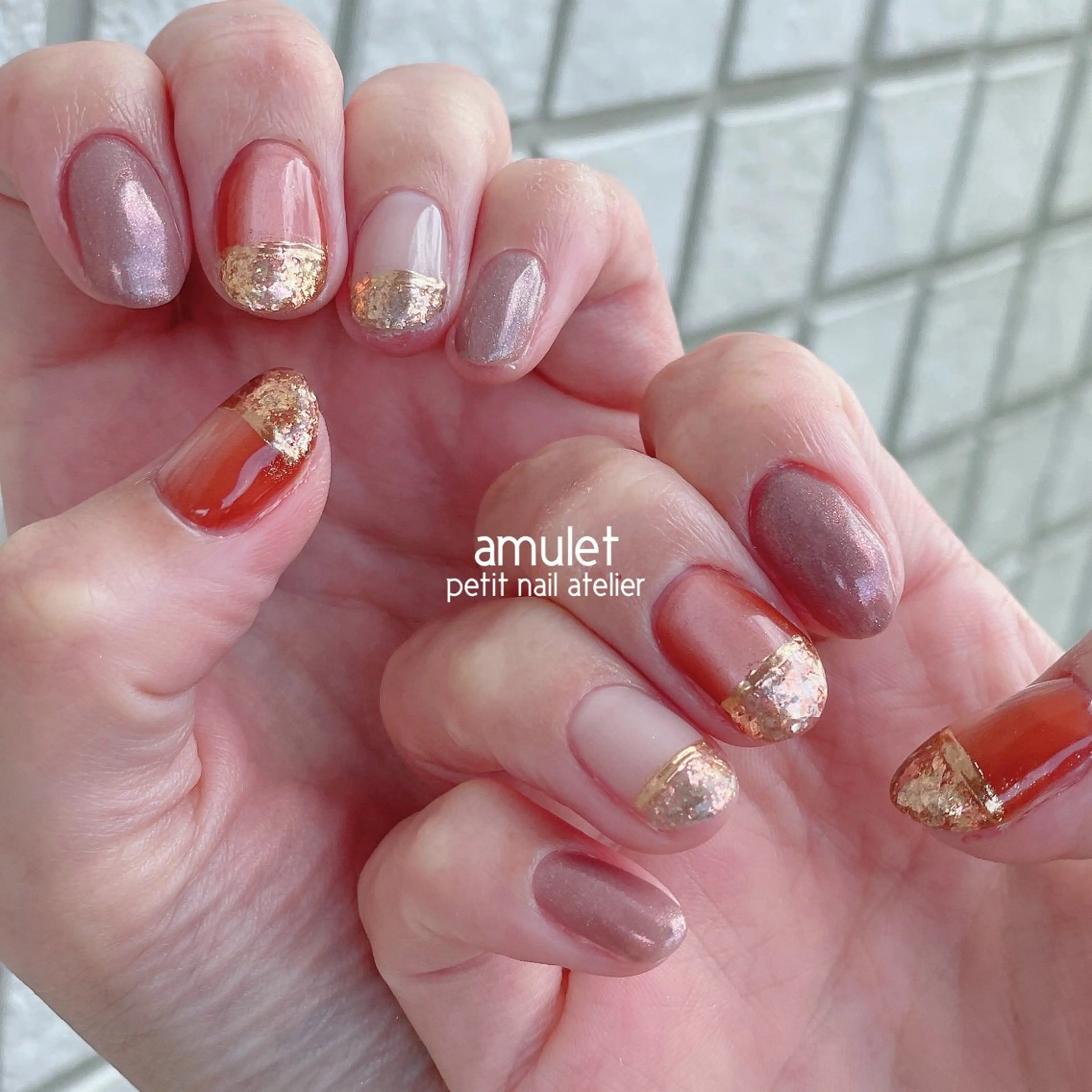 ネイル ハンドネイル amulet TOMOMIのネイルデザイン