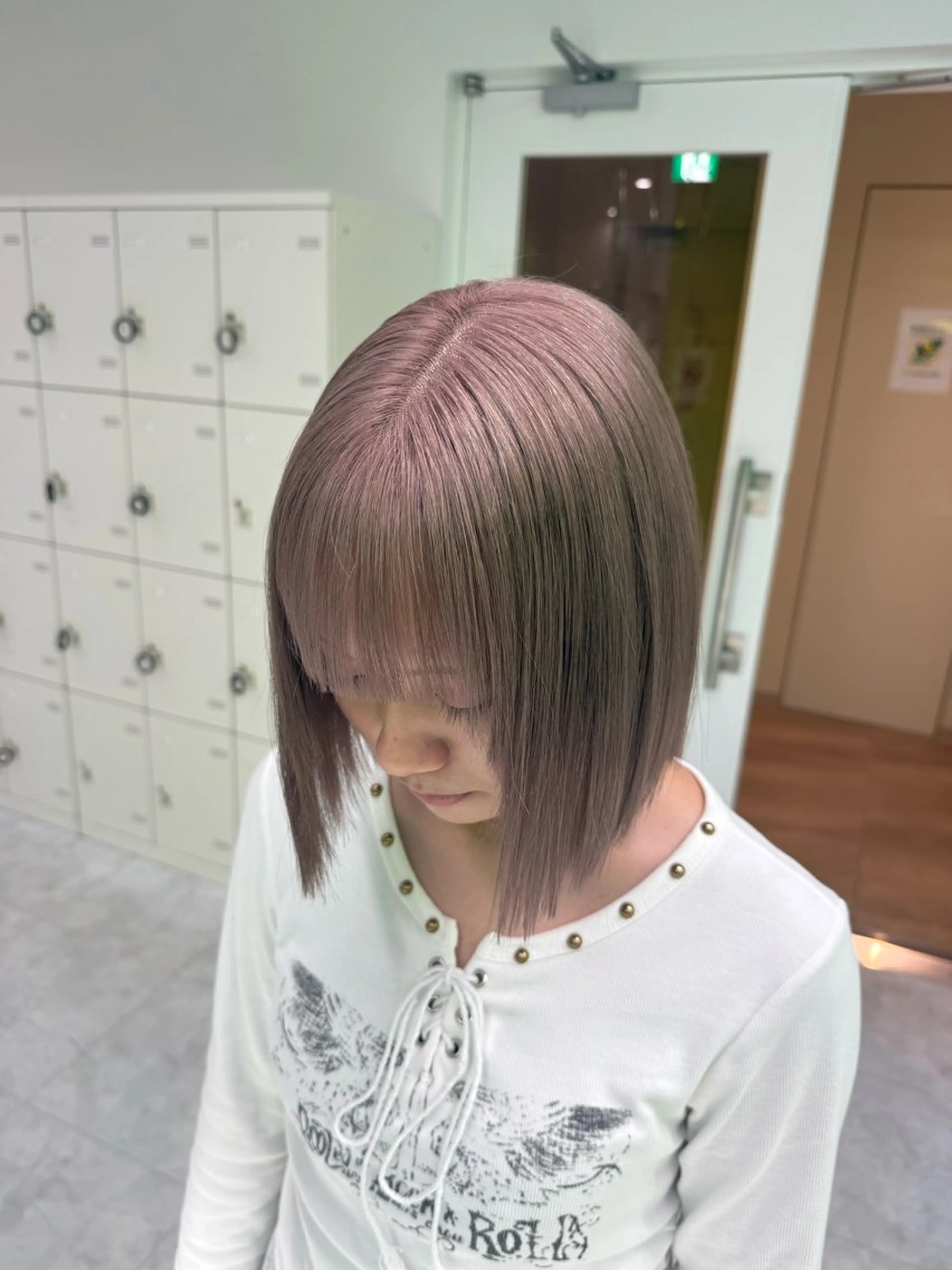 ミディアム カラー ヘアアレンジ ヘアカラー レイヤー/艶ベージュ /🎀Saki🎀のヘアスタイル