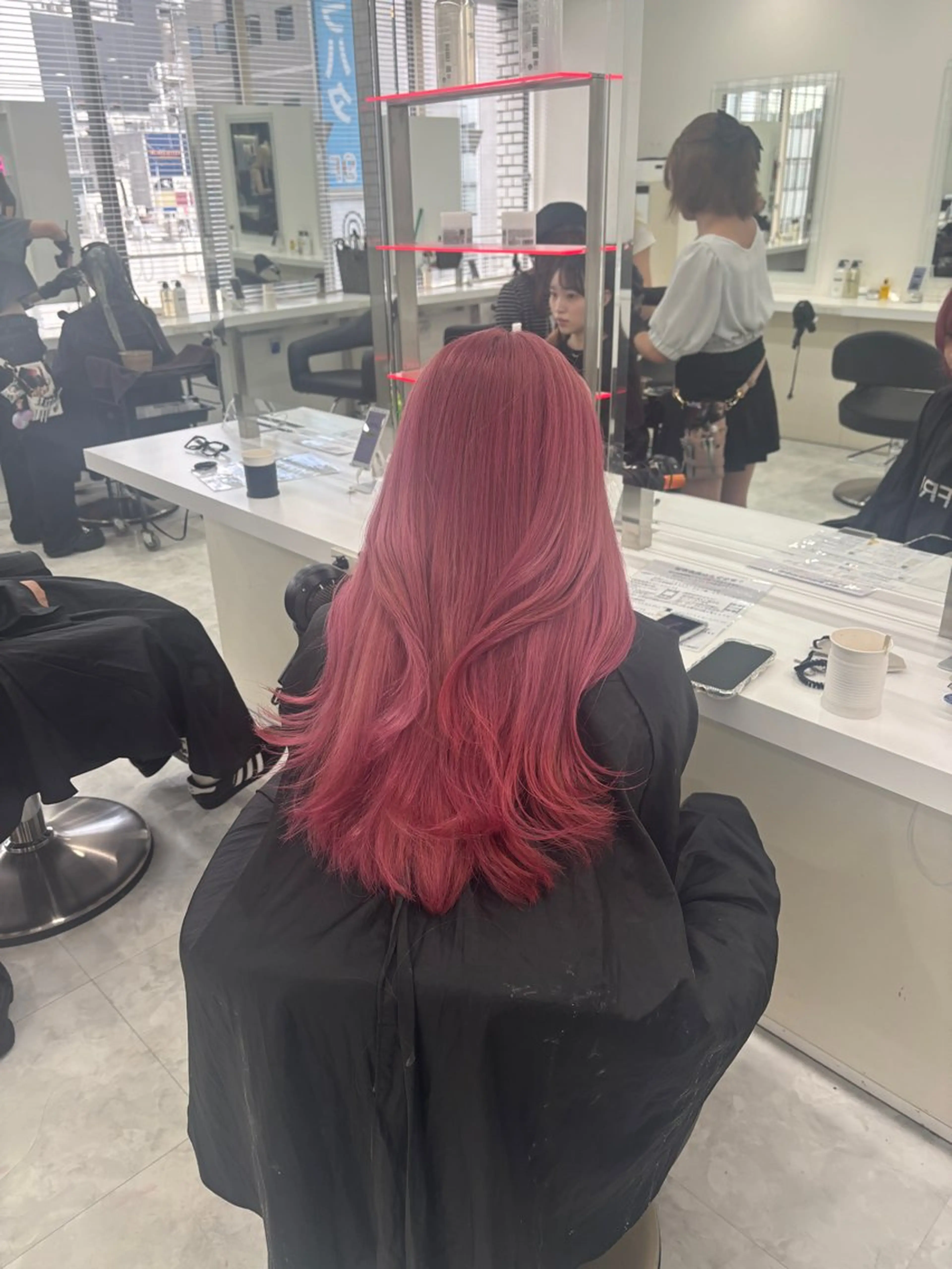 カラー ヘアカラー トリートメント ヘッドスパ ヘアセット 🎀ハイトーン✖︎ 暖色🎀RYUKAのヘアスタイル