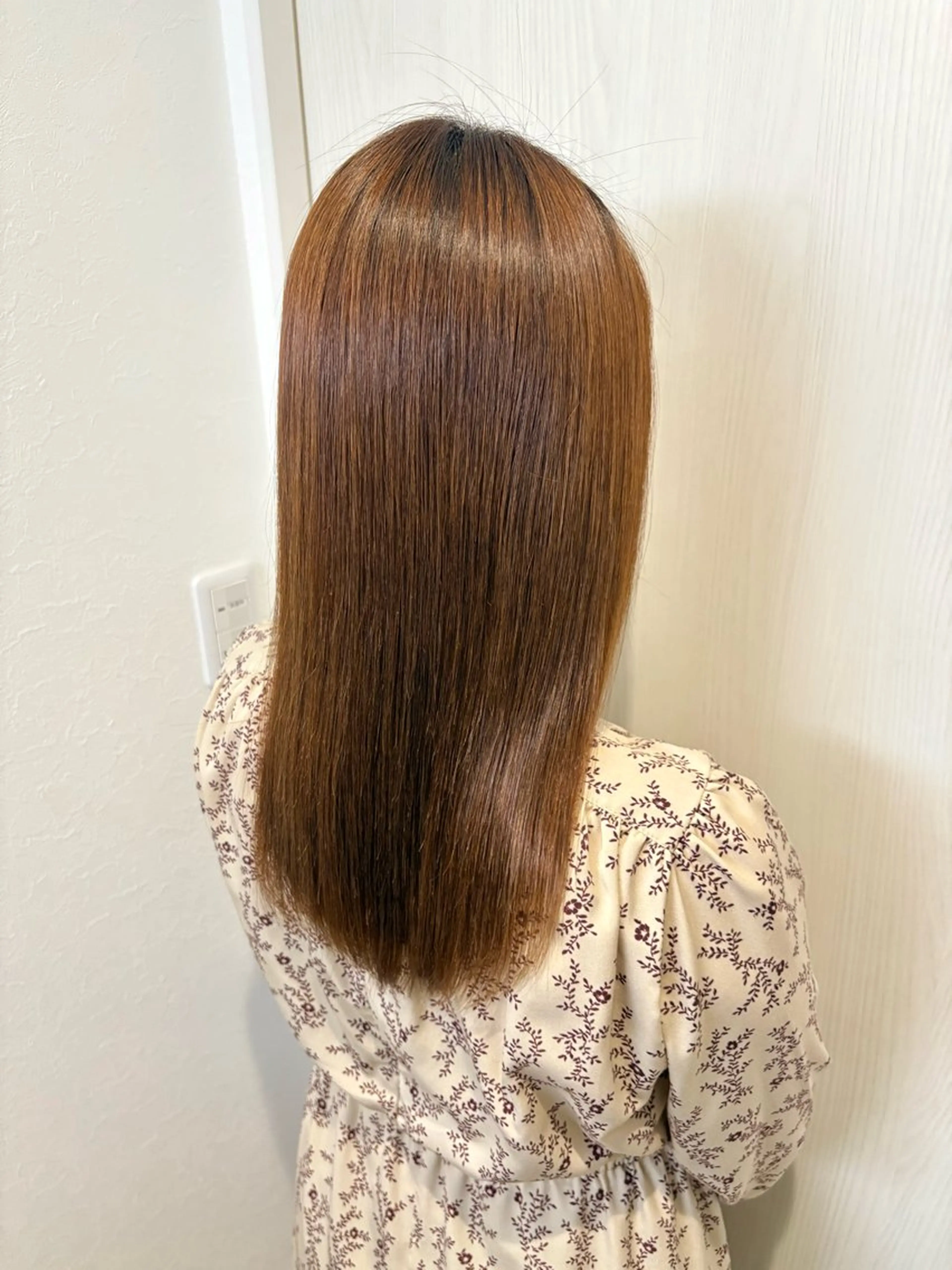 セミロング 縮毛矯正 カット 縮毛矯正 SALOWIN大宮 /KYOHEI✂️のヘアスタイル