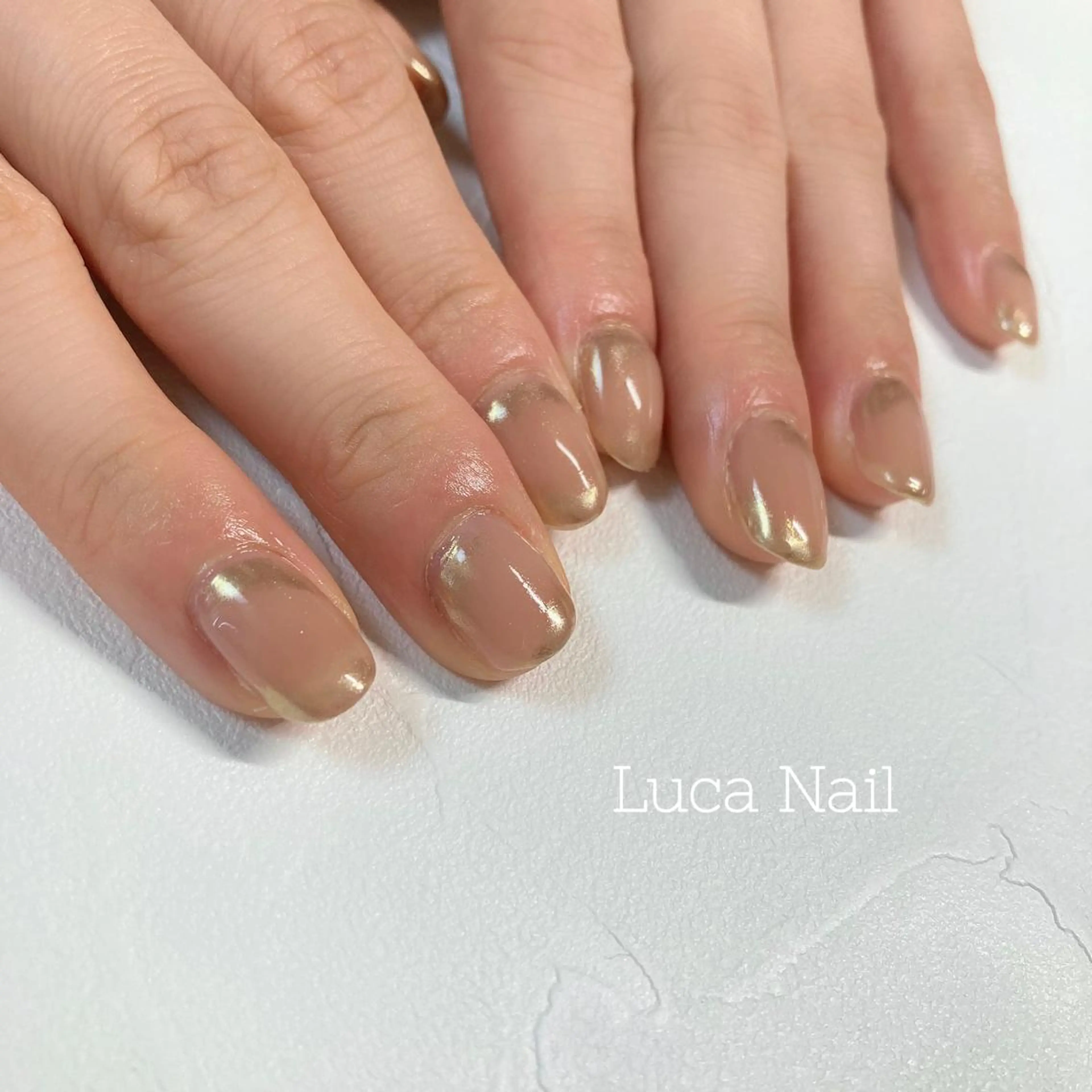 ネイル オフィスネイル シンプルネイル Luca Nail所属・Luca Nail 🌼yu-kaのネイルデザイン