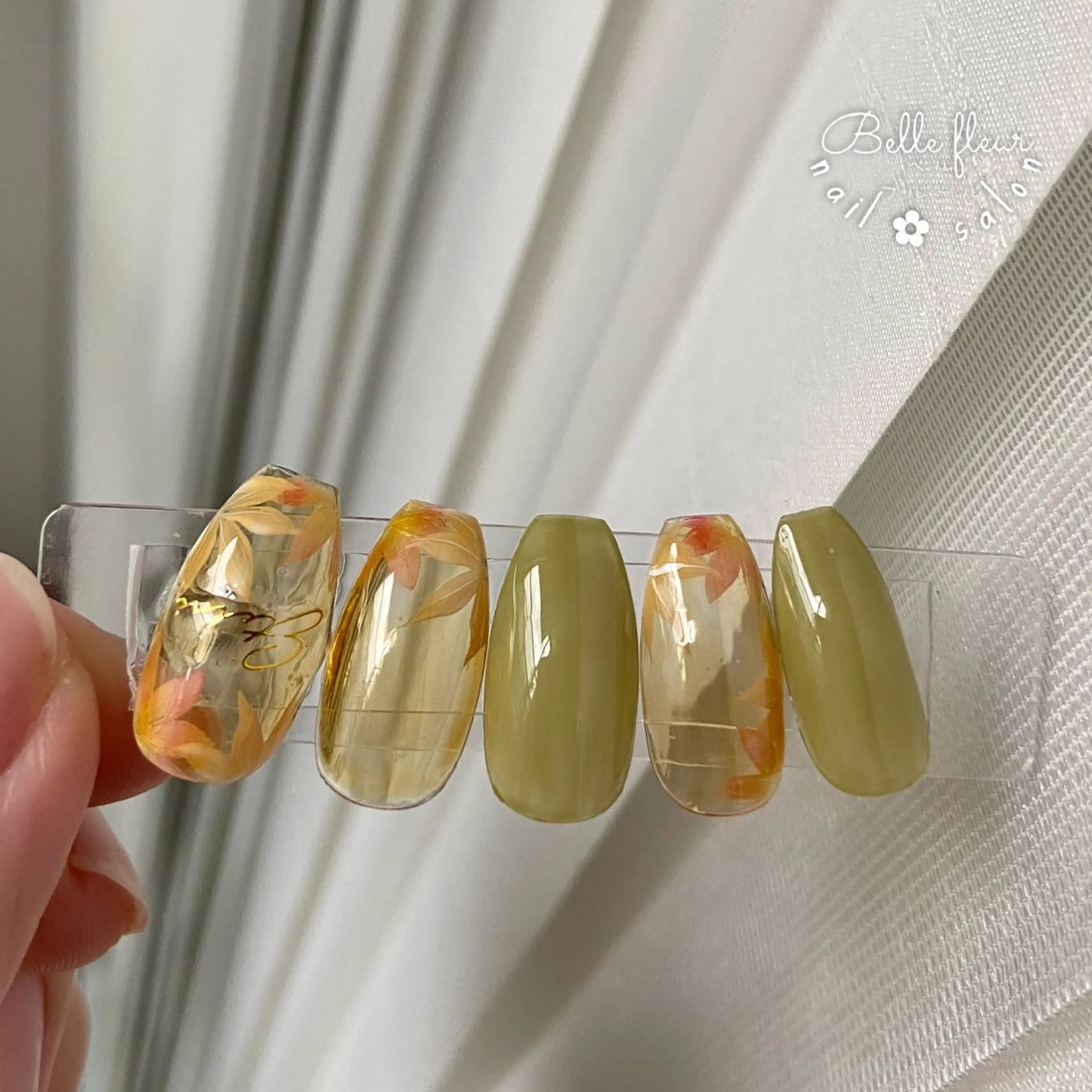 ネイル アートネイル シンプルネイル ハンドネイル ﾈｲﾙｻﾛﾝ Bellefleurのネイルデザイン