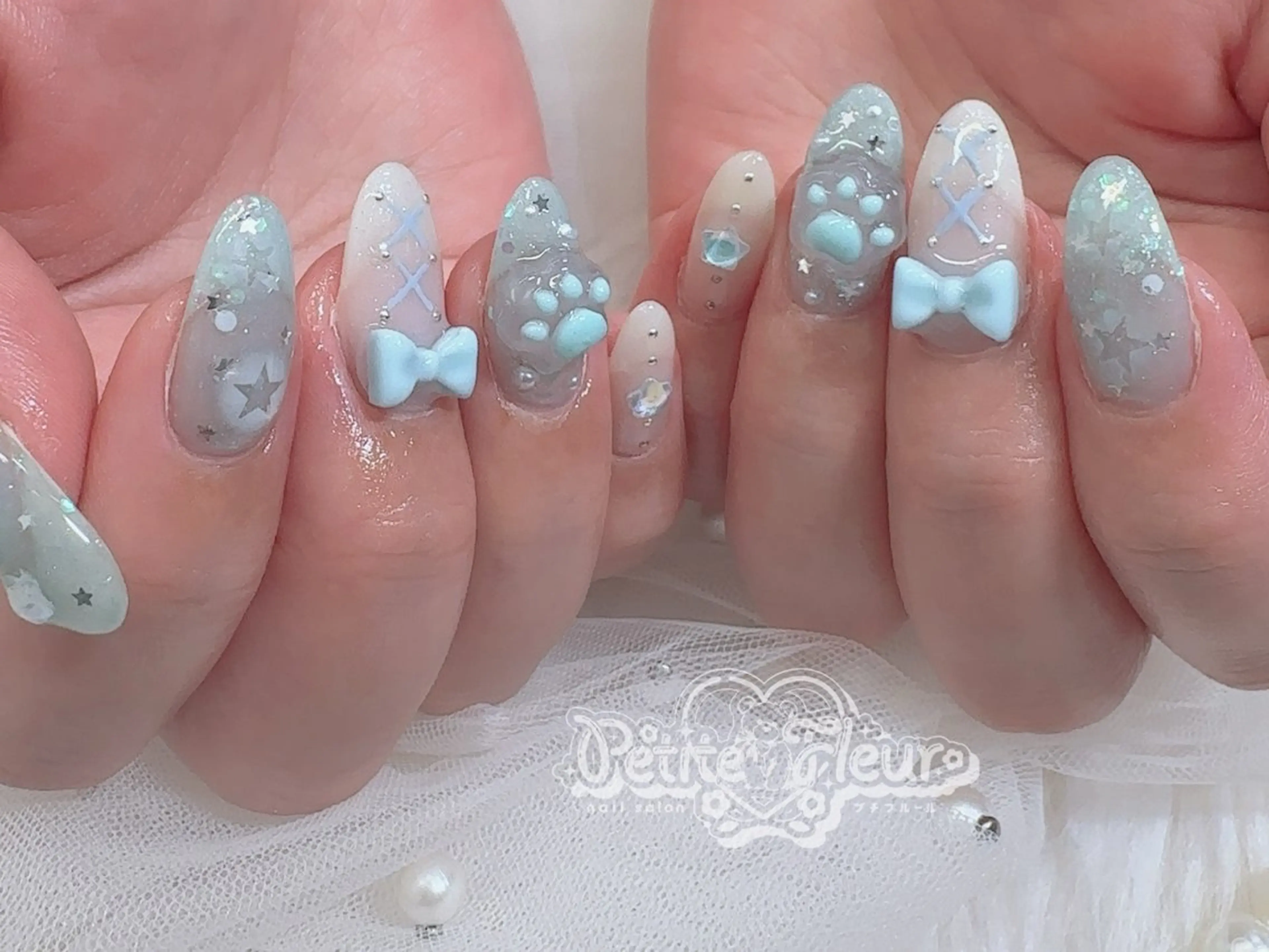 ネイル ハンドネイル ❁⃘*。Petite fleur❁⃘*りさのネイルデザイン