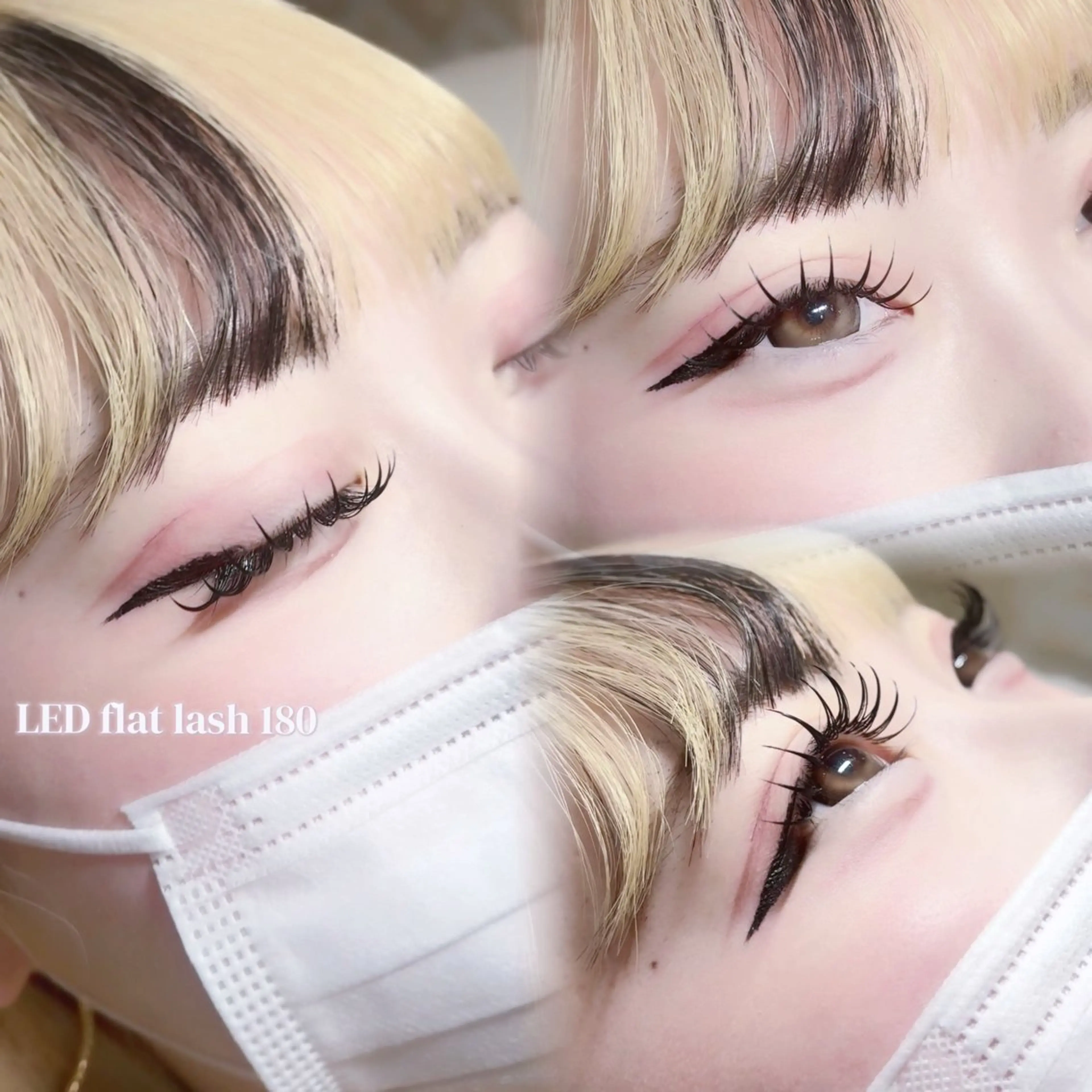 ྀི LED Flatlash 140本♡コーティング付 ྀི(オフありの場合ご連絡ください)の写真