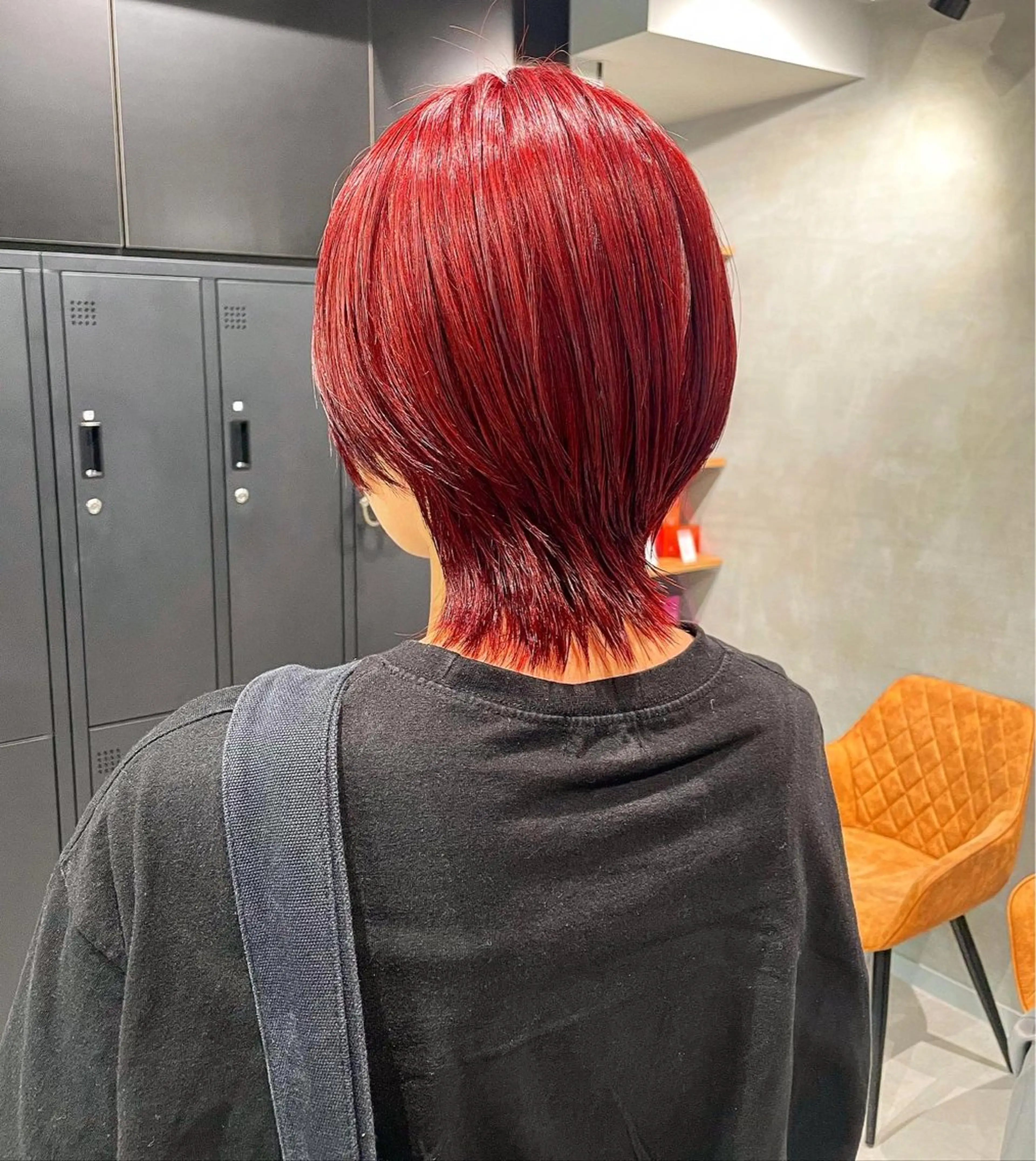 ミディアム カラー 暖色レイヤー 🥀REIRIのヘアスタイル