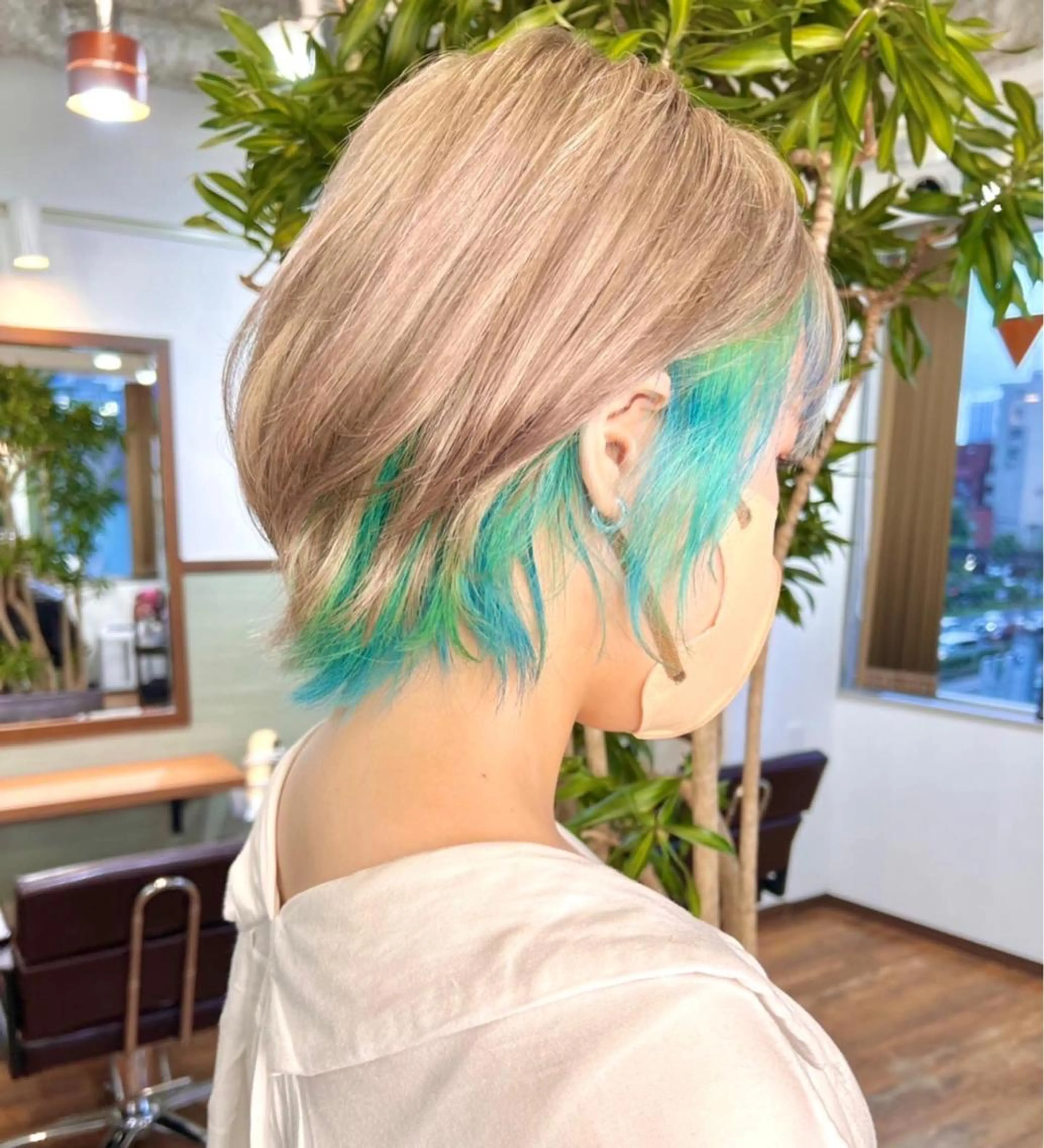 ショート カラー ヘアアレンジ Re:ta KANZOのヘアスタイル