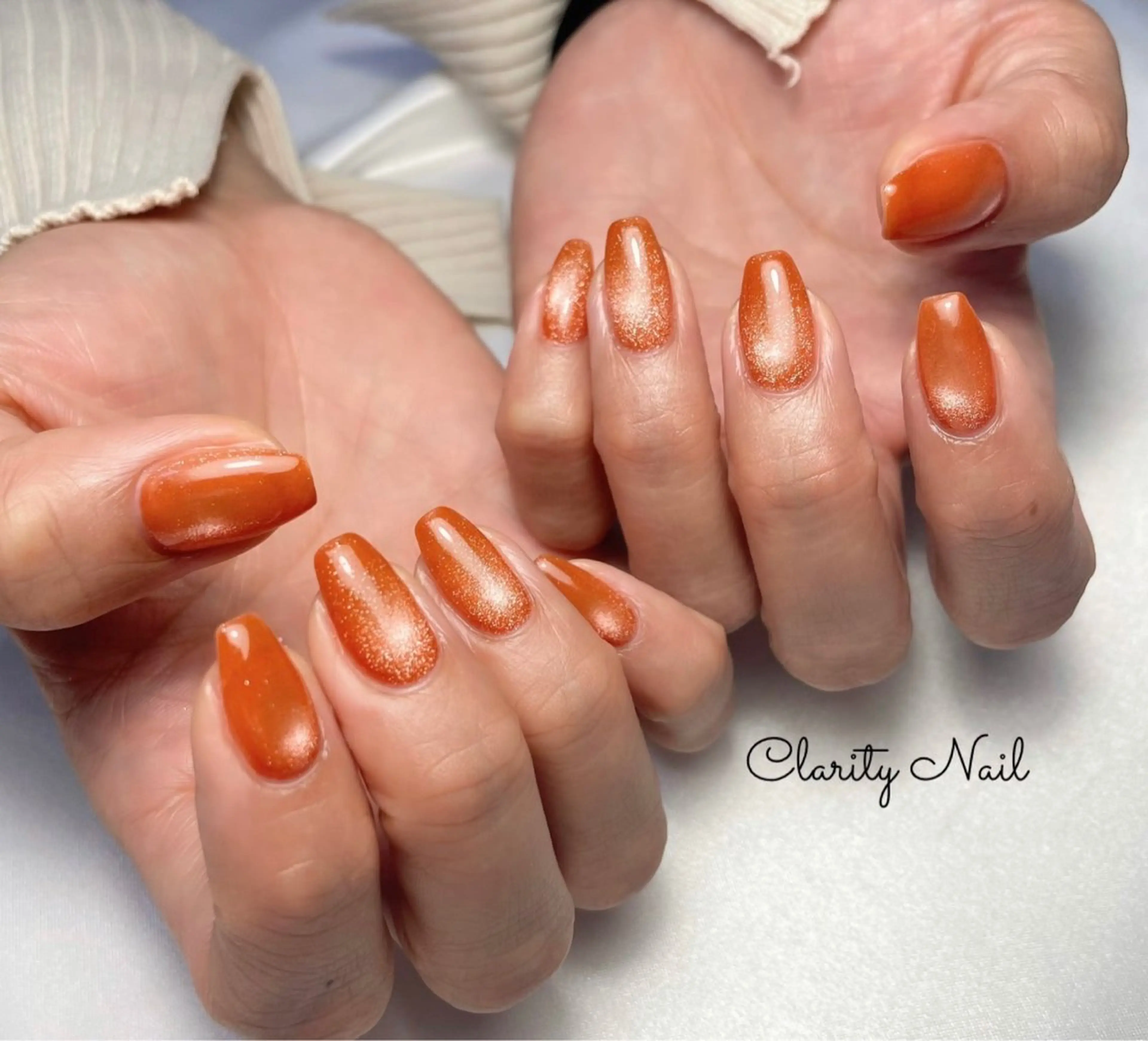 ネイル マグネットネイル ワンカラーネイル ハンドネイル Clarity Nailのネイルデザイン