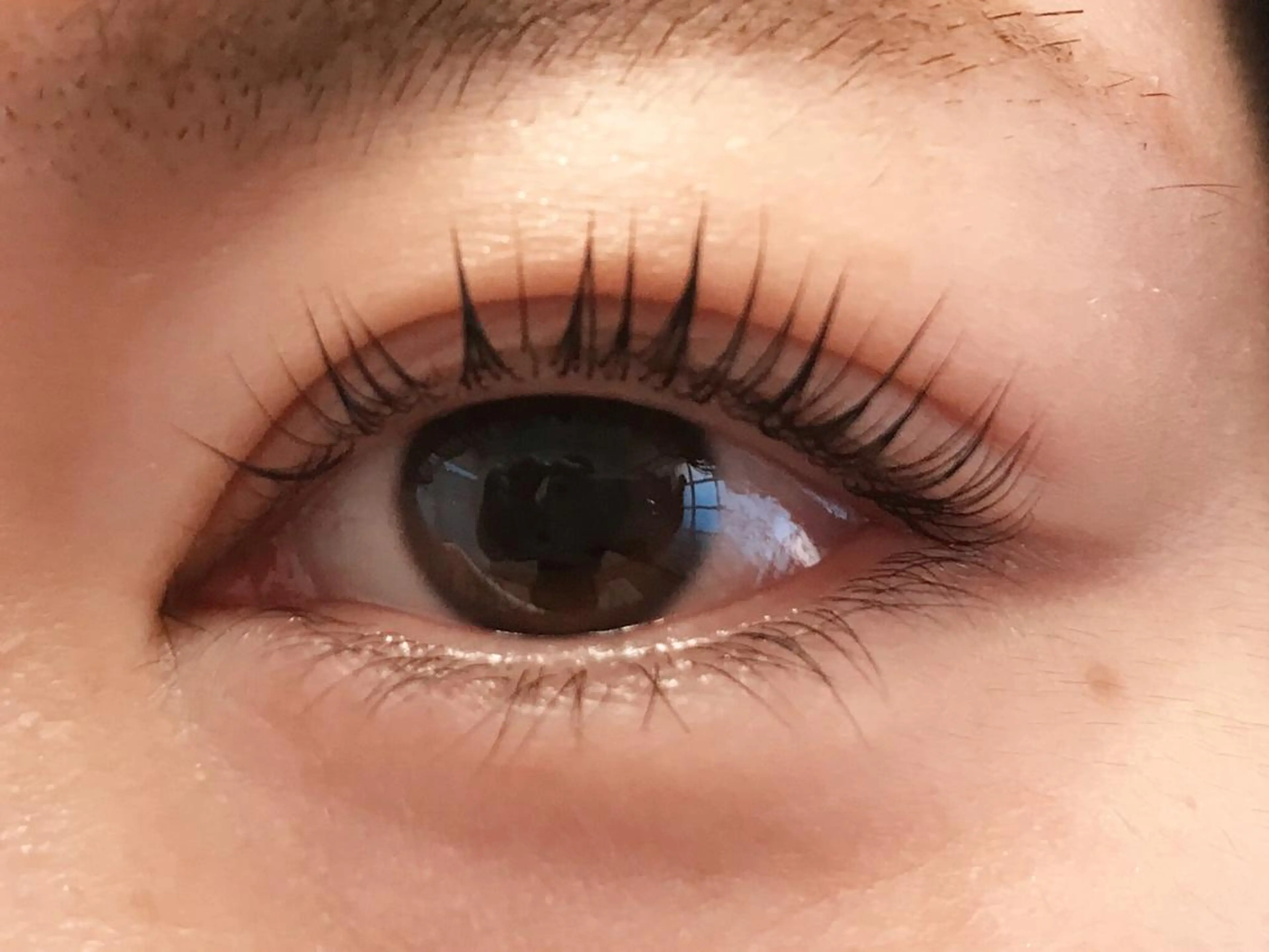 まつげパーマ 上の写真