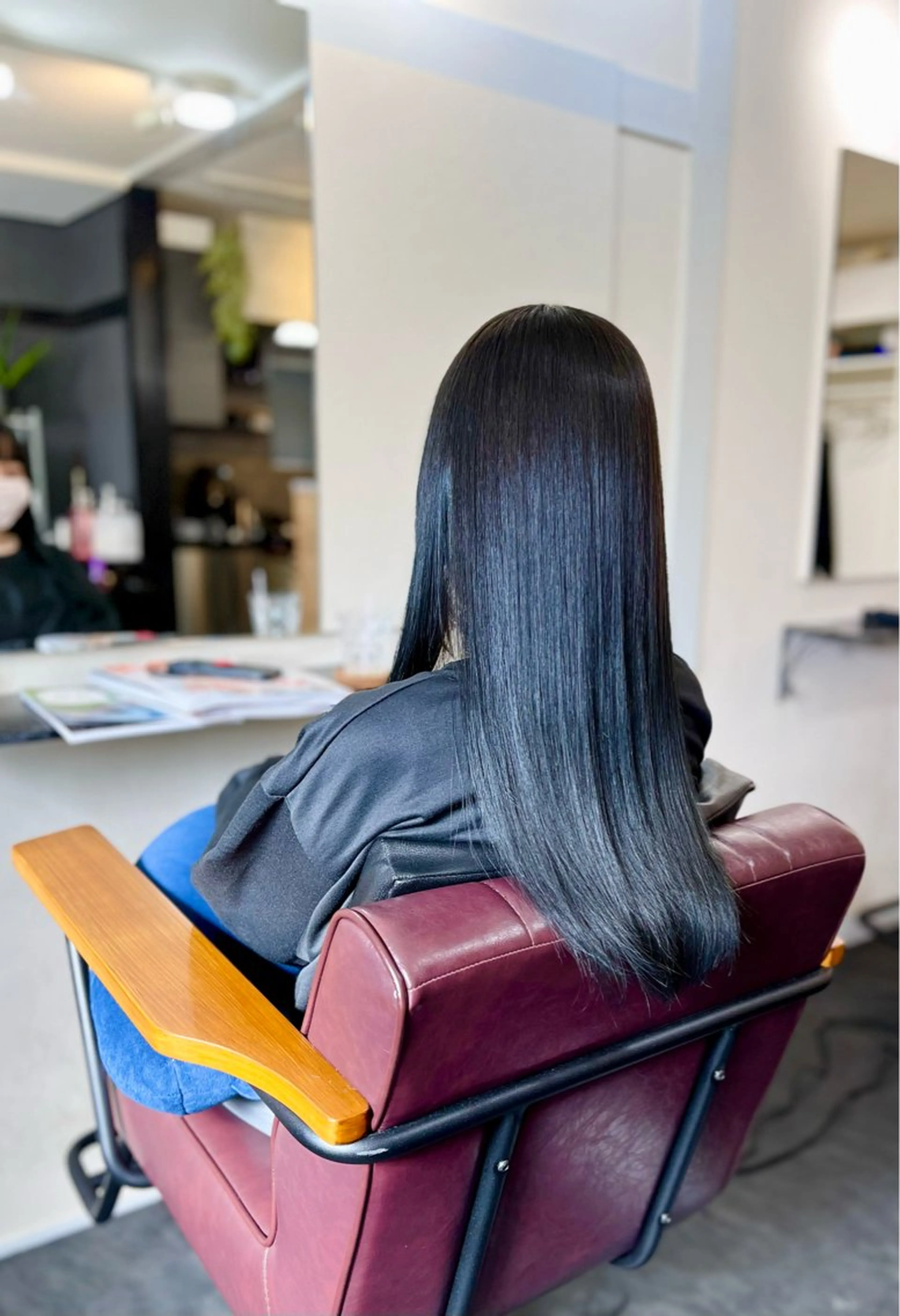 ロング カラー ネイビーカラー 髪質改善 ヘアカラー トリートメント wavi hair所属・後藤 ユウキ/髪質改善🫧のヘアスタイル