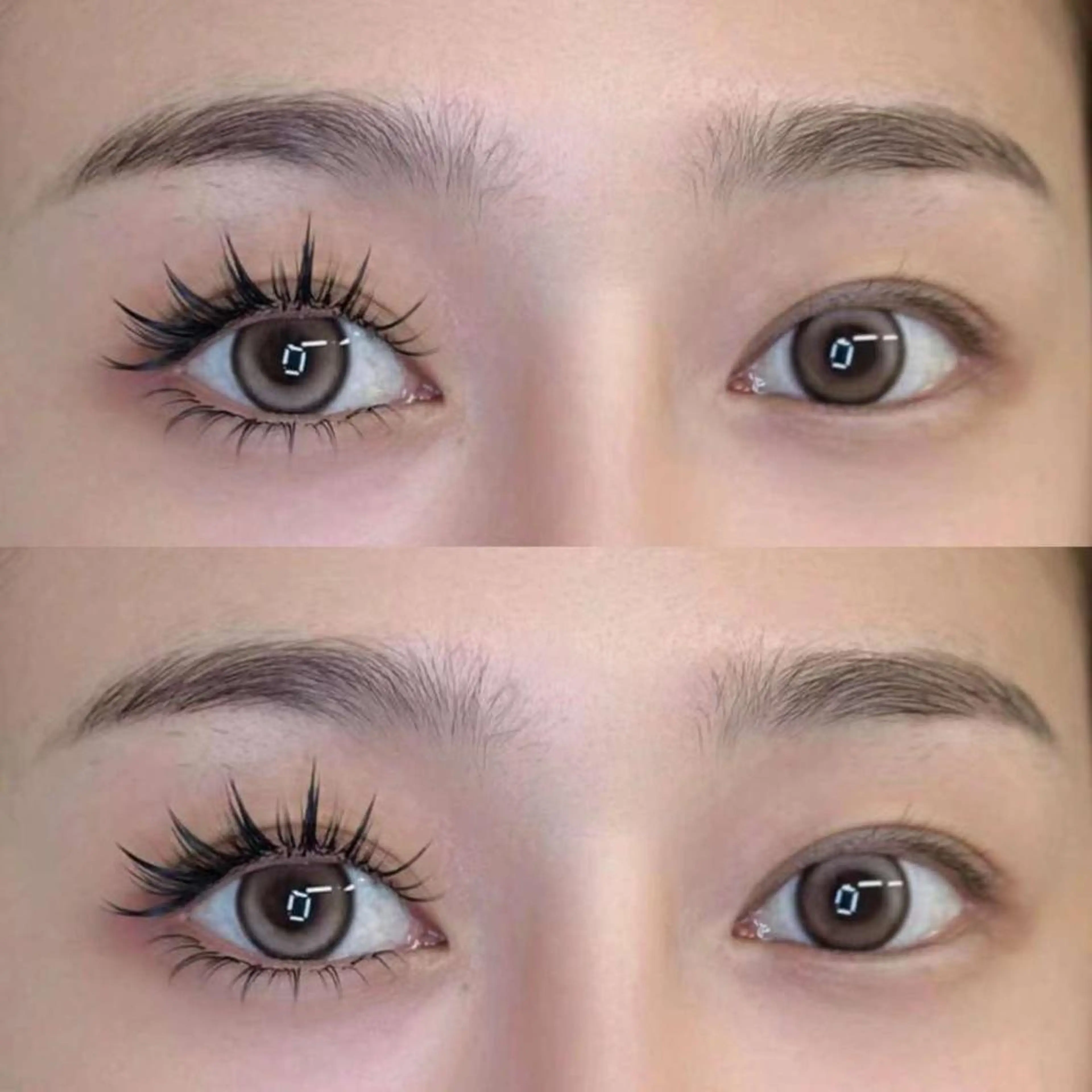 マツエク・マツパ 付け放題 フラットラッシュ ワンホンマツエク AB マツエクネイルサロンのマツエク・マツパデザイン