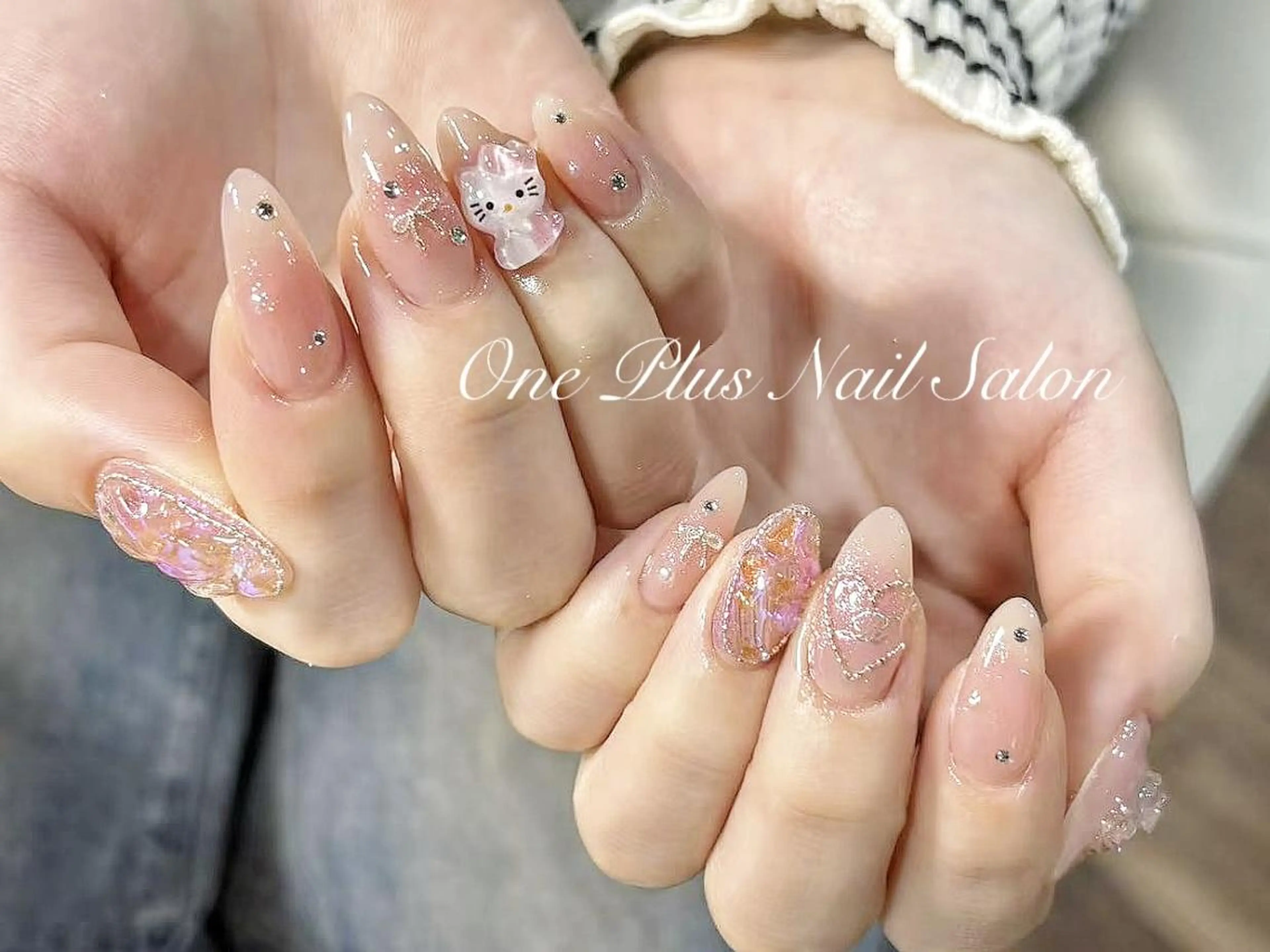 ネイル 持ち込み ハンドネイル One Plus Nail Salonのネイルデザイン