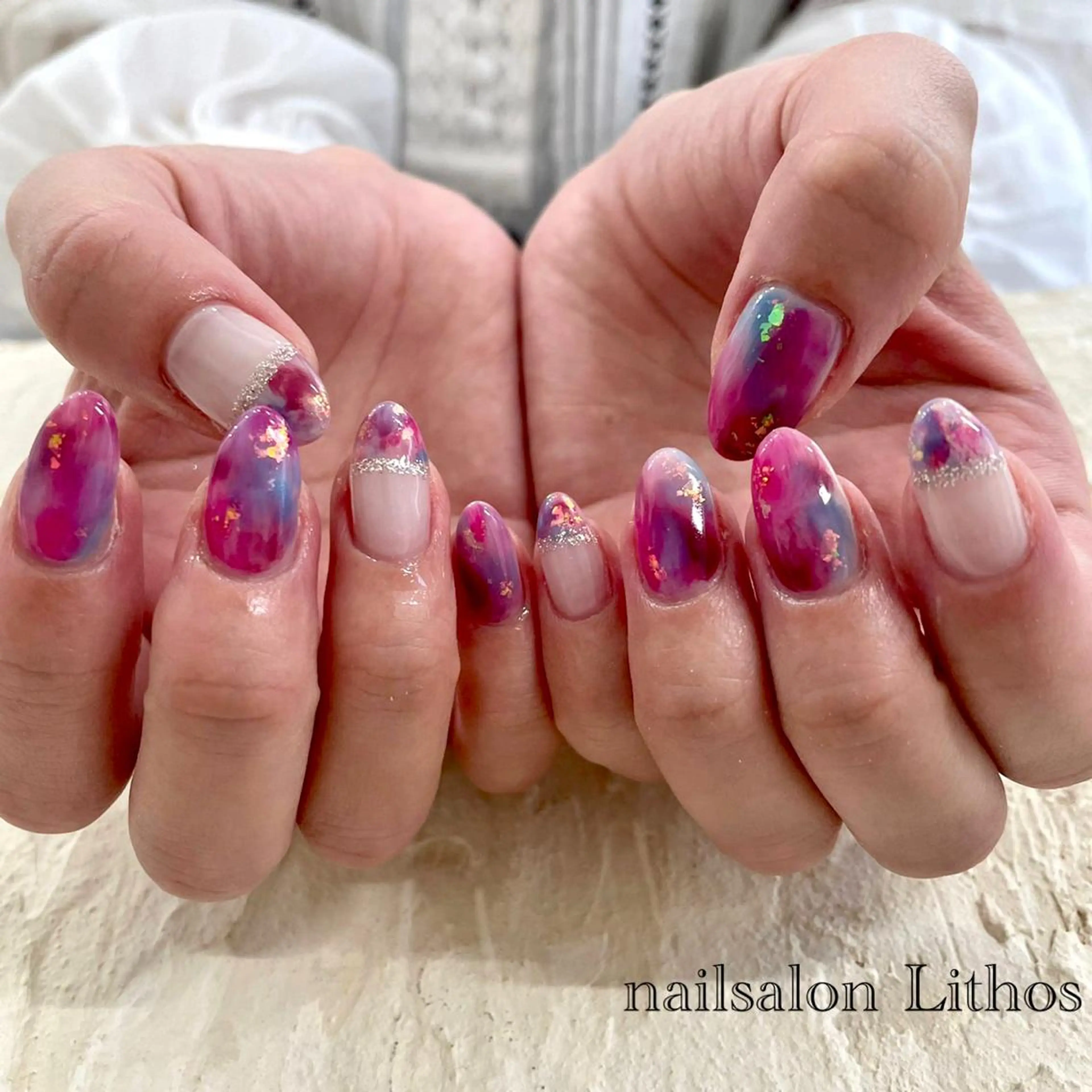 ネイル ハンドネイル nailsalon Lithos所属・nailsalon Recontreのネイルデザイン