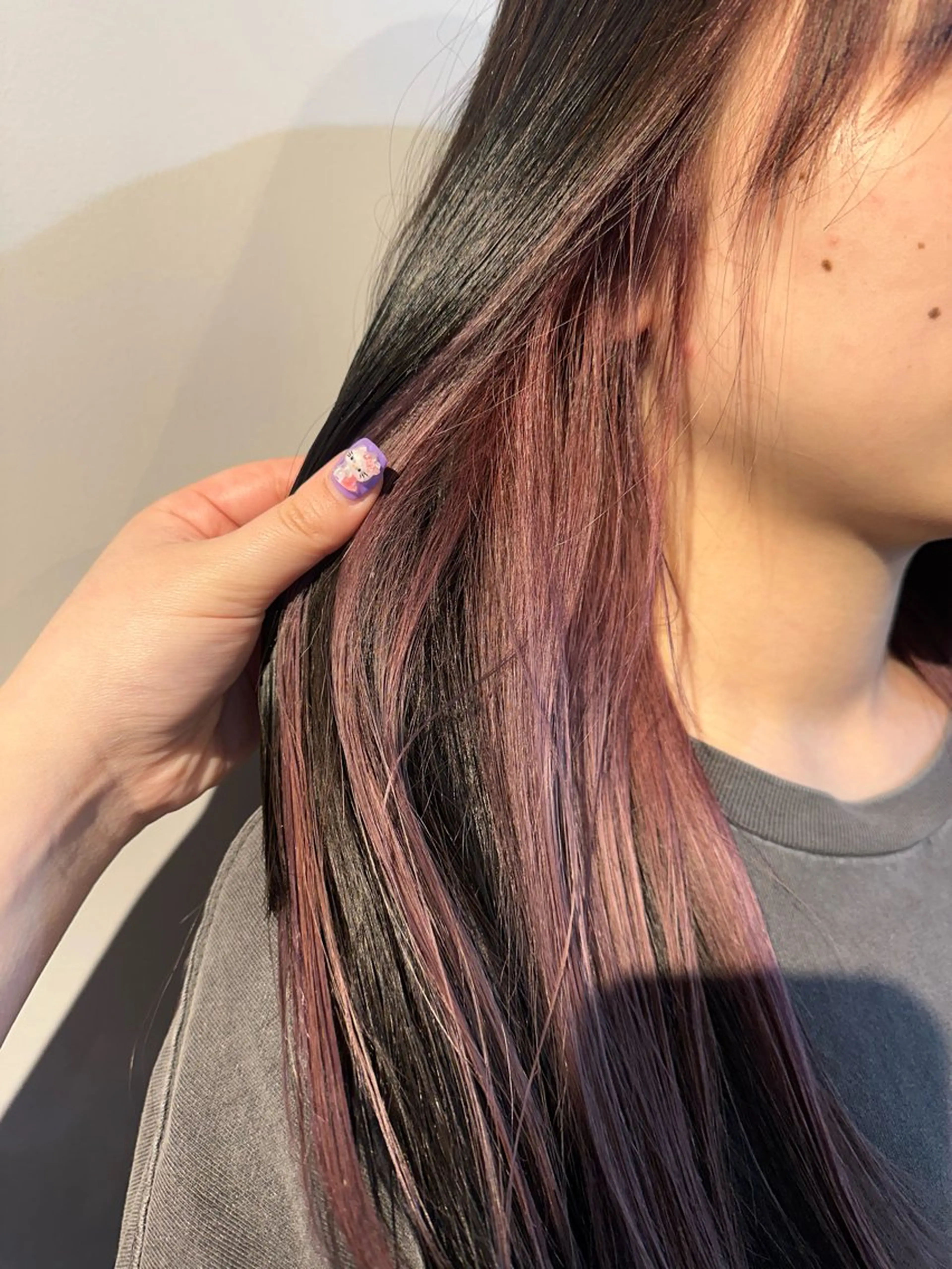 ロング カラー インナーカラー ピンクカラー 【sica】 nanaのヘアスタイル