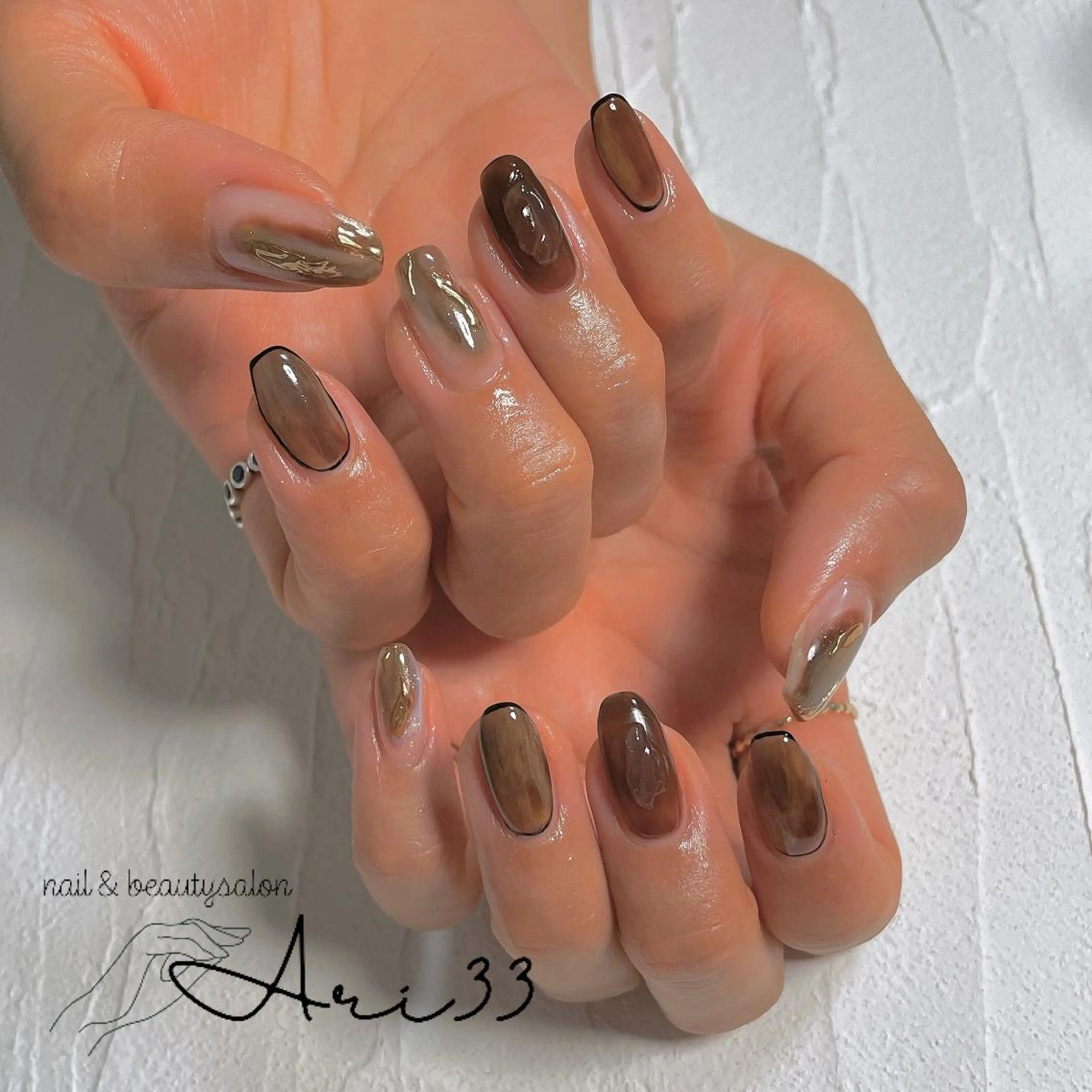 ネイル ハンドネイル プライベートサロン Ari33nailのネイルデザイン