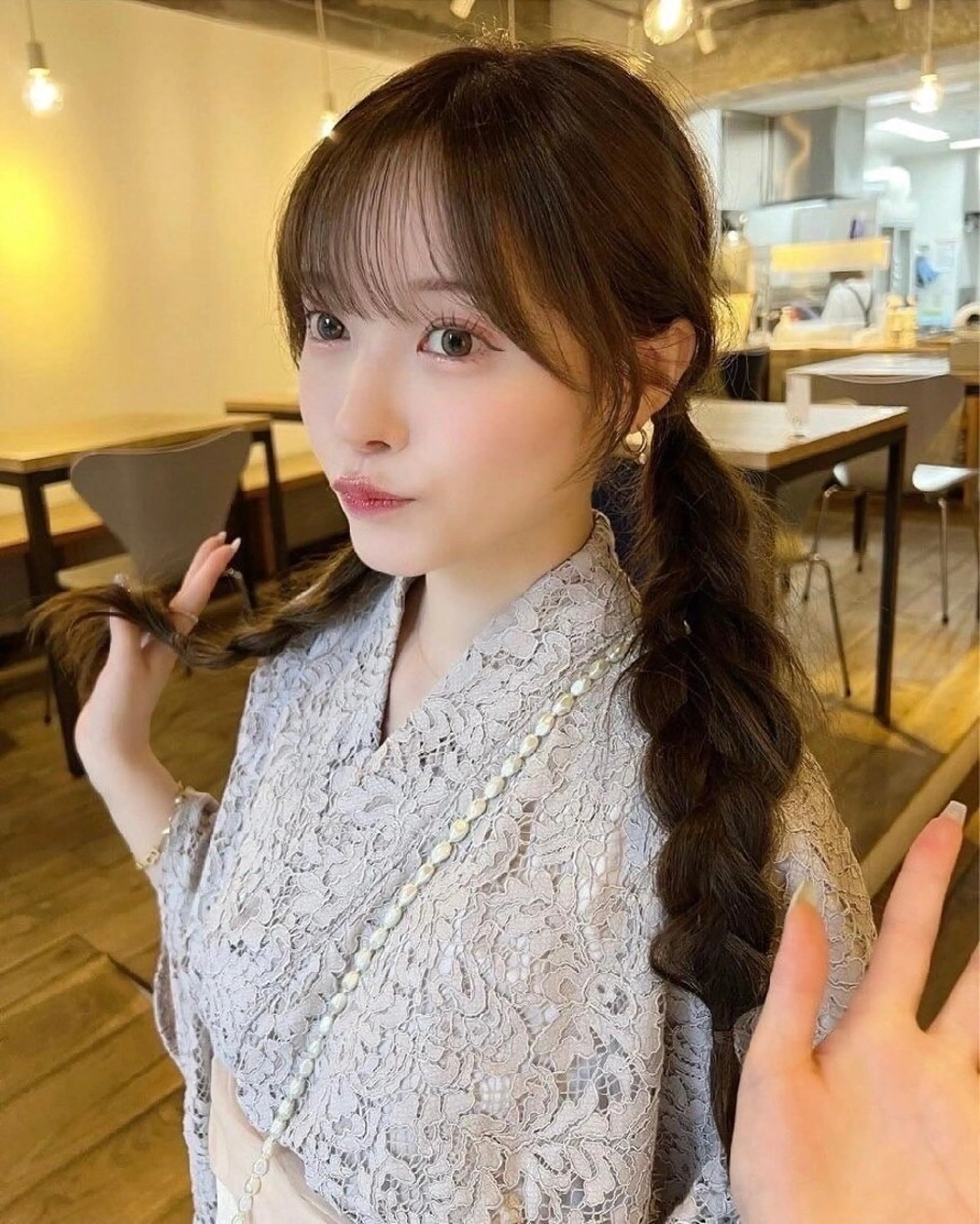 ヘアアレンジ、ヘアセットの写真