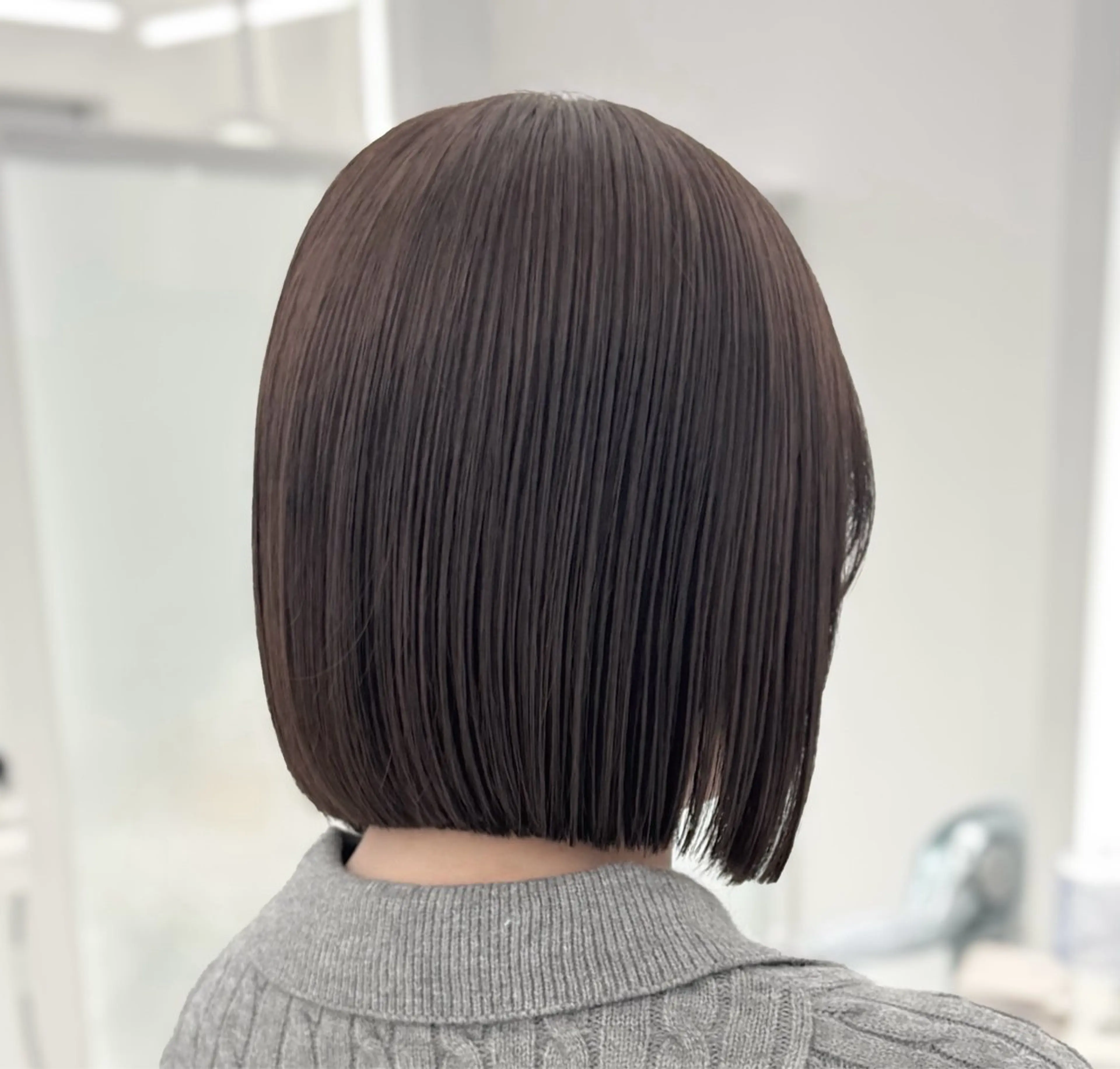 ショート カラー COA  ginza所属・🫧ボブカットモデル 韓国透明感カラー🫧のヘアスタイル