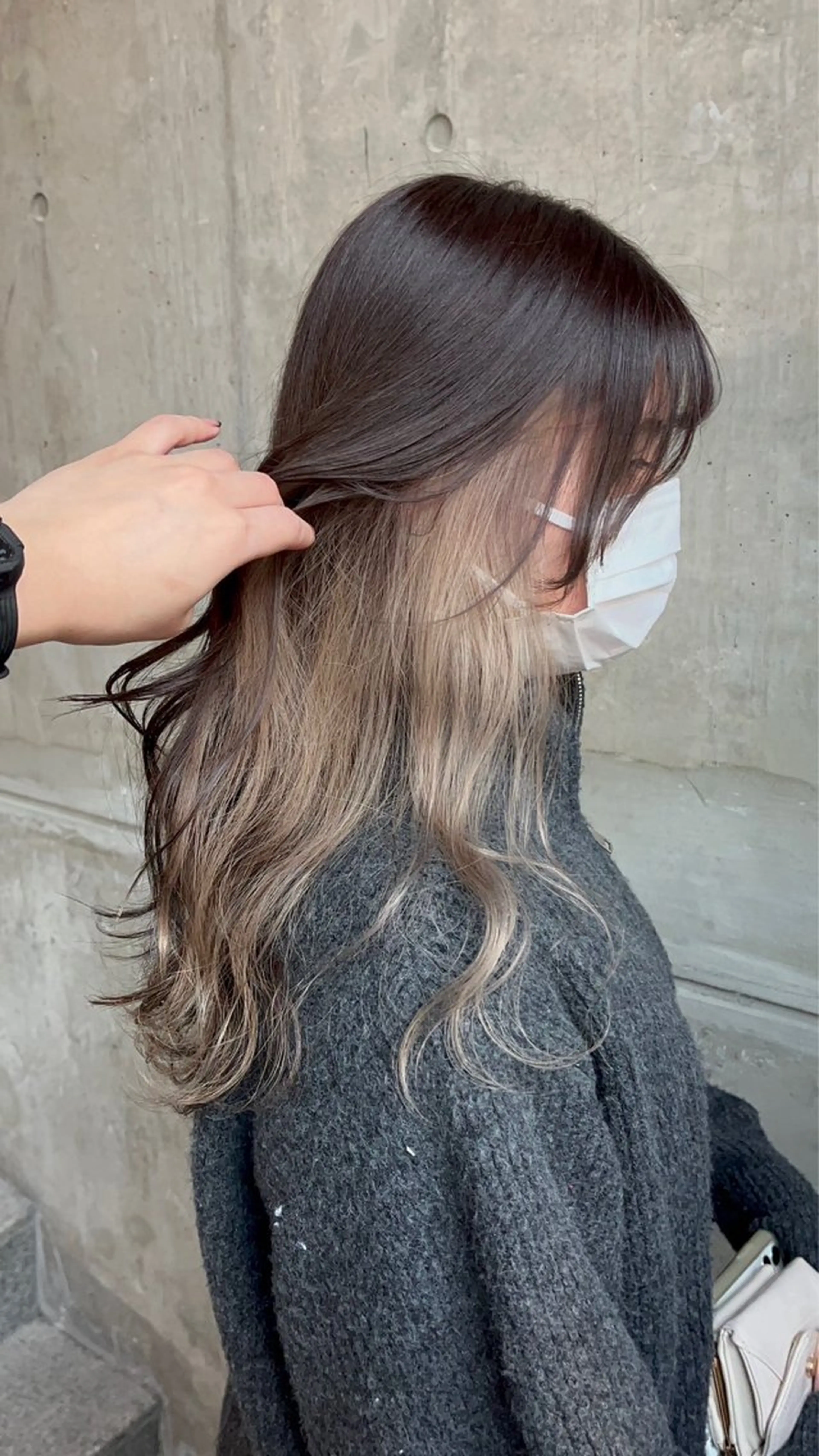 ロング Wカラー/暖色/べ ージュりく©︎🐝のヘアスタイル