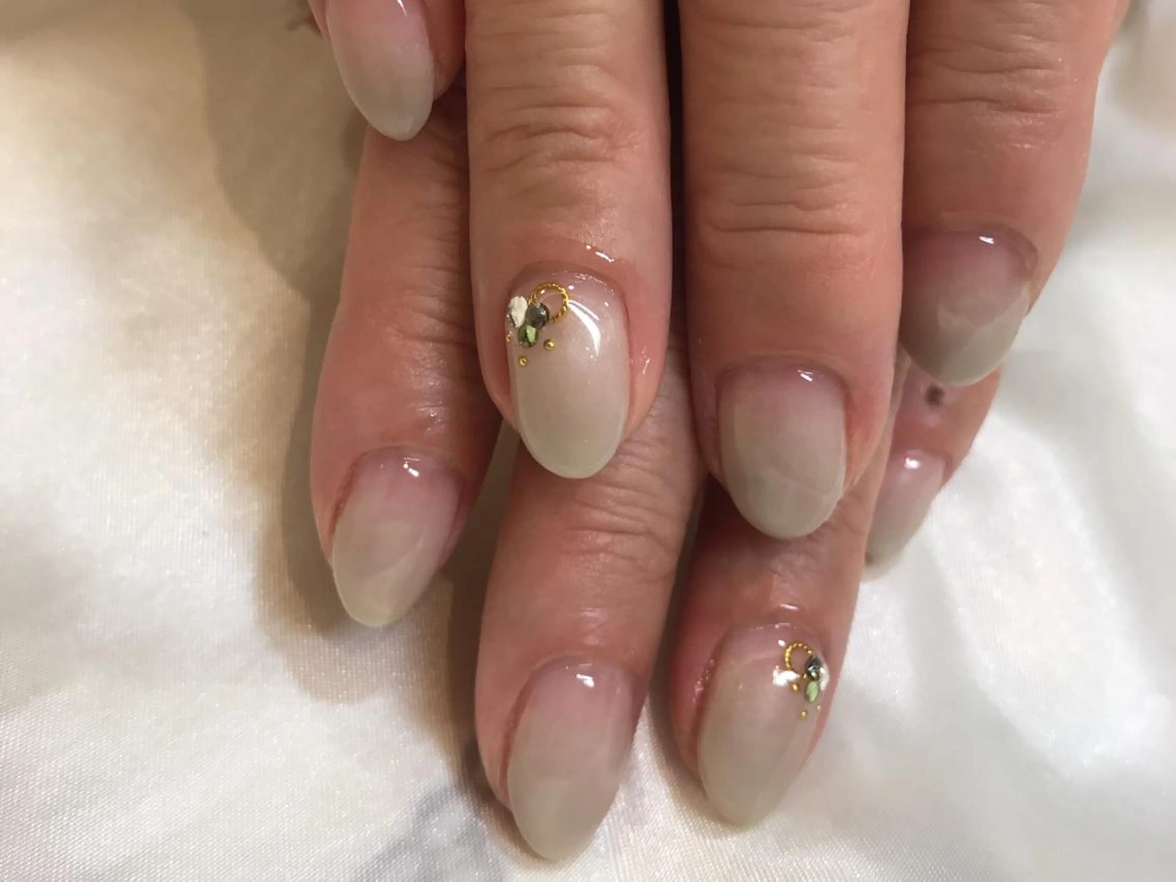 ネイル グラデーション グリーン ハンドネイル 中川 愛理のその他イメージ