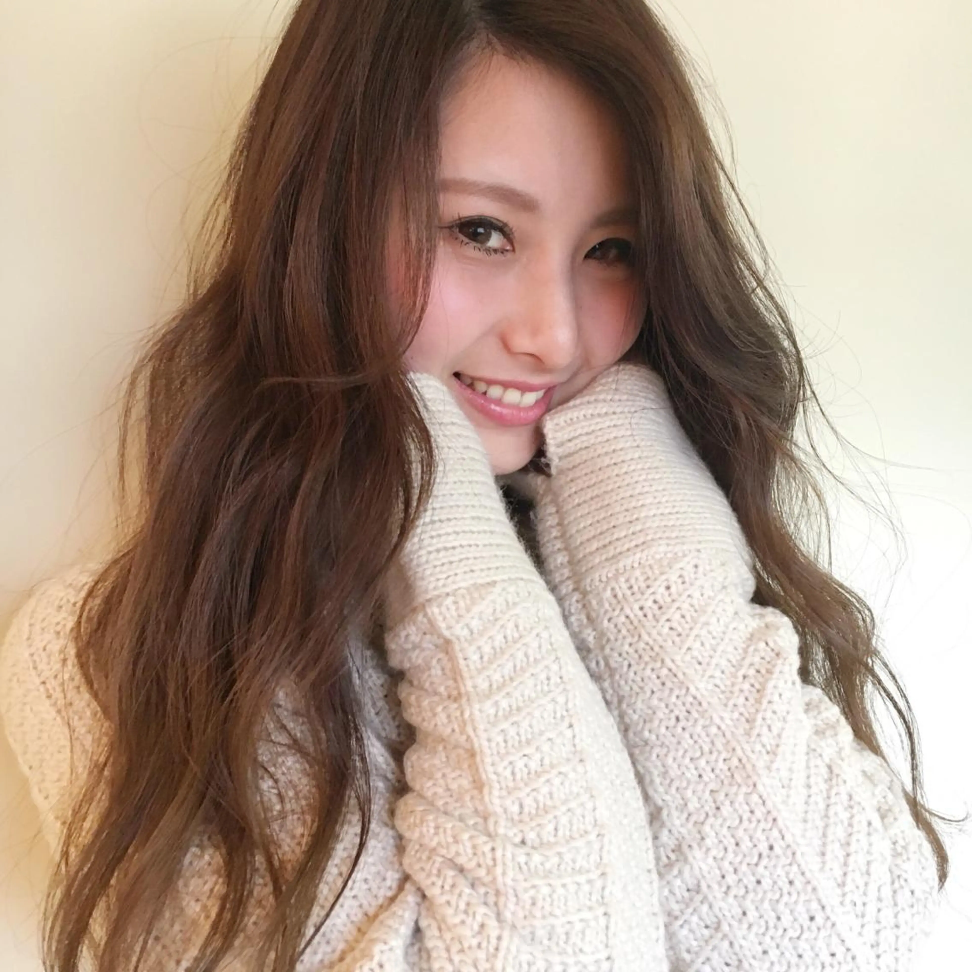 ロング パーマ 上川 美幸のヘアスタイル