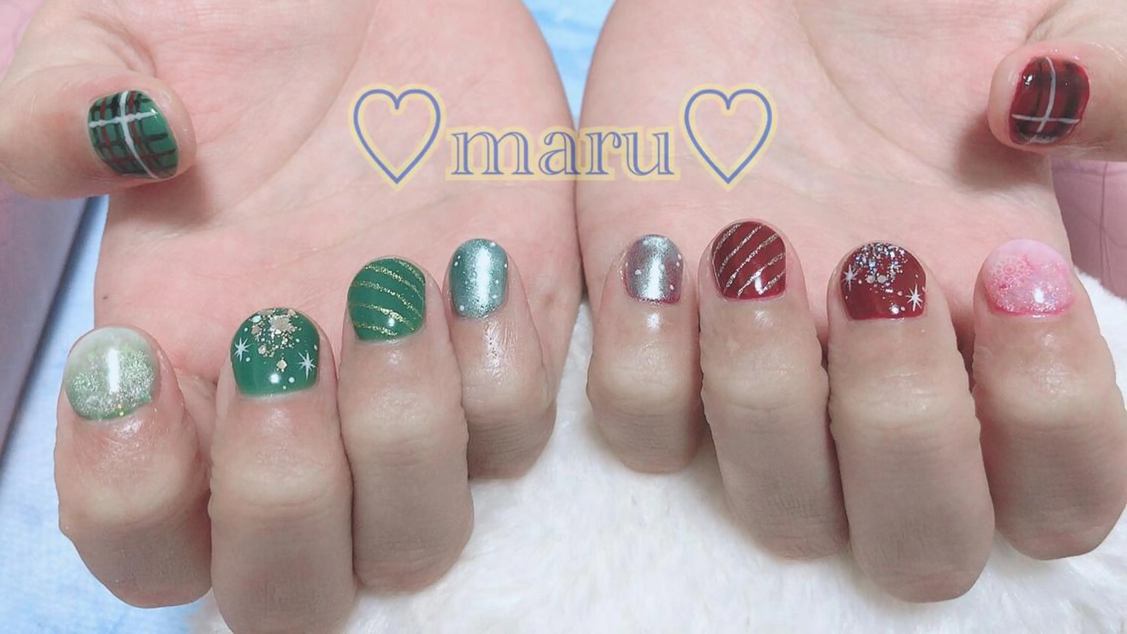 ネイル ハンドネイル フットネイル まるみ ♡のネイルデザイン