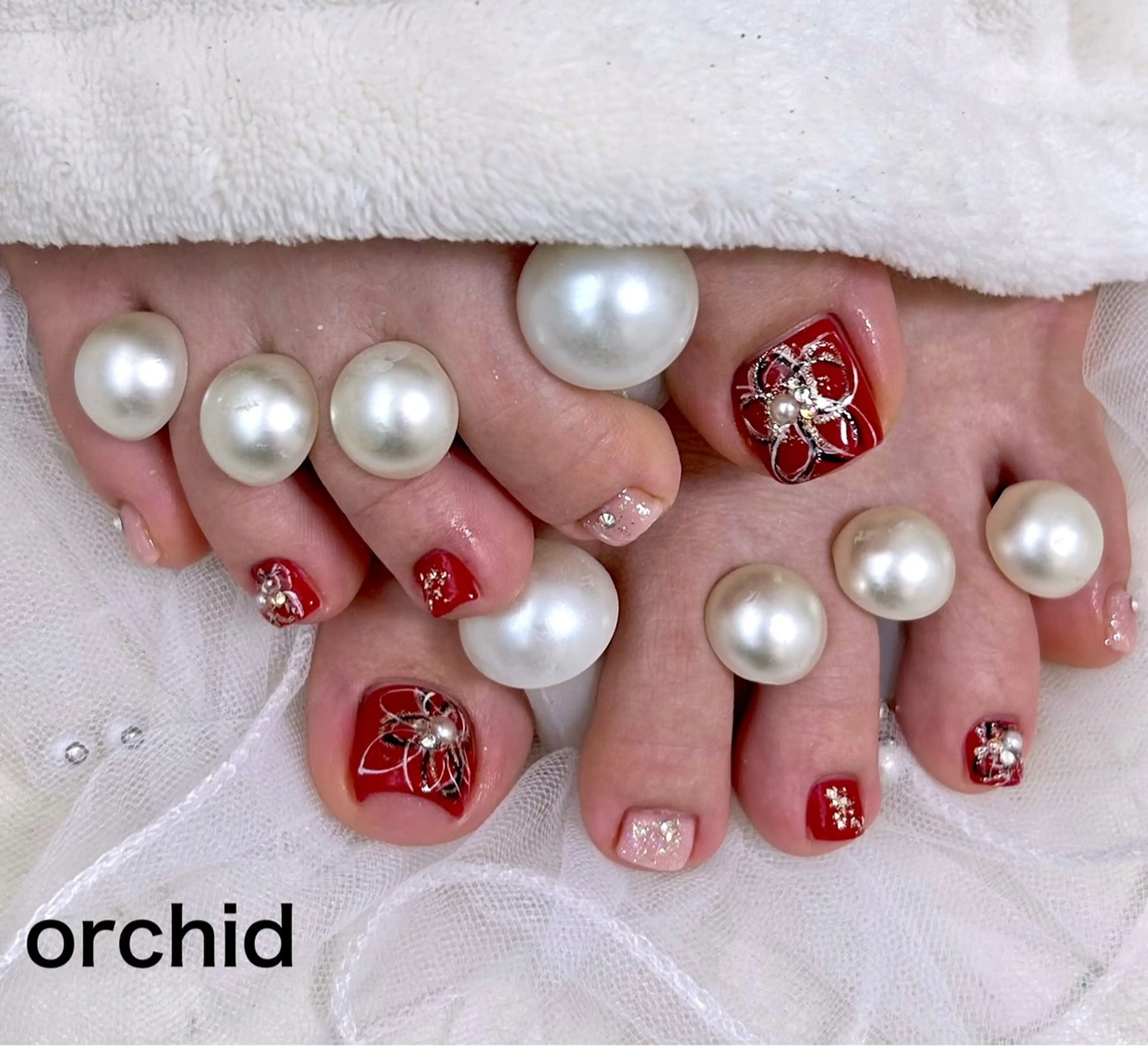 ネイル orchid ♡オーキッドのネイルデザイン