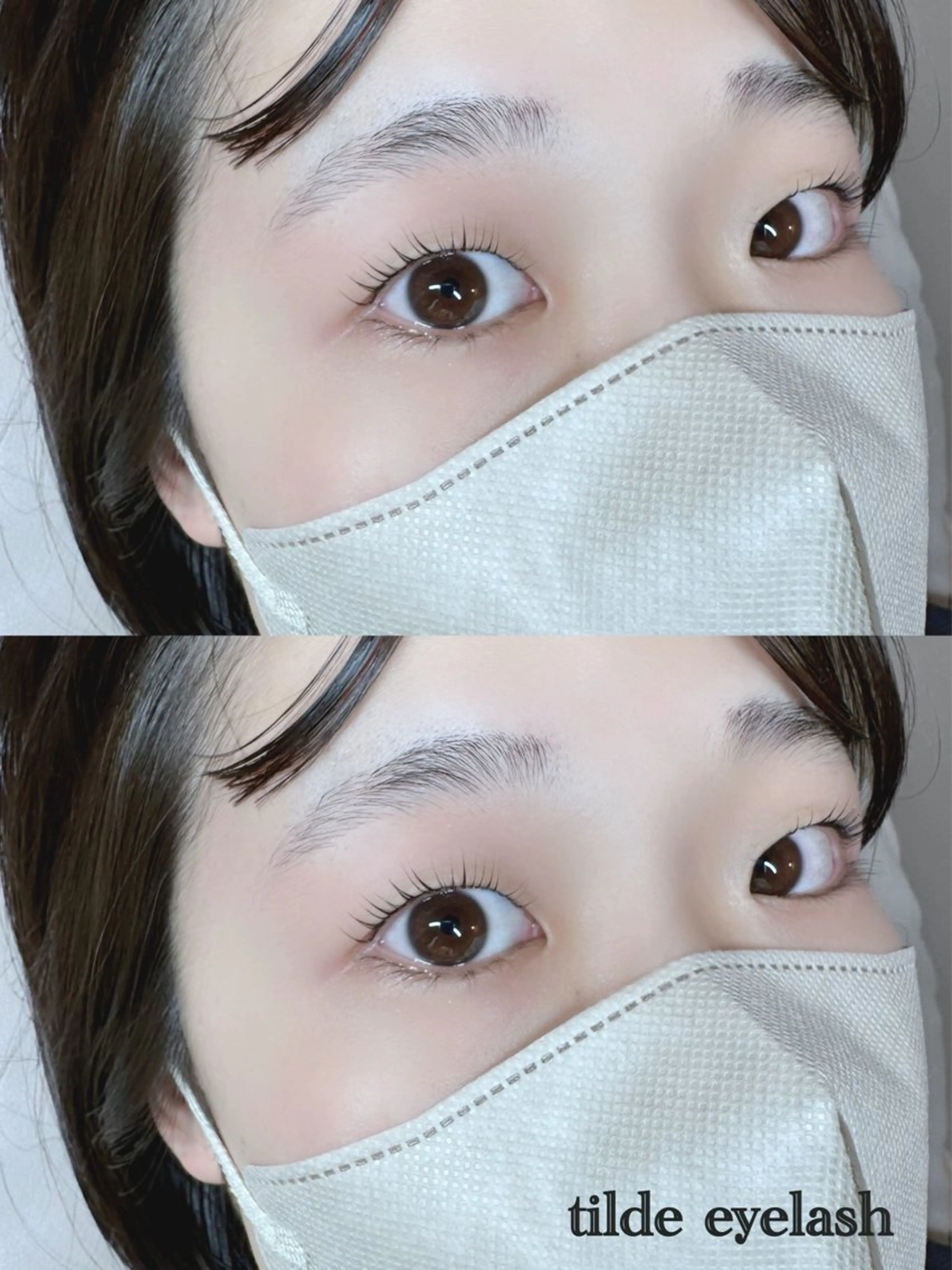 マツエク・マツパ 一重×まつ毛パーマ 🖤tilde minami🖤のマツエク・マツパデザイン