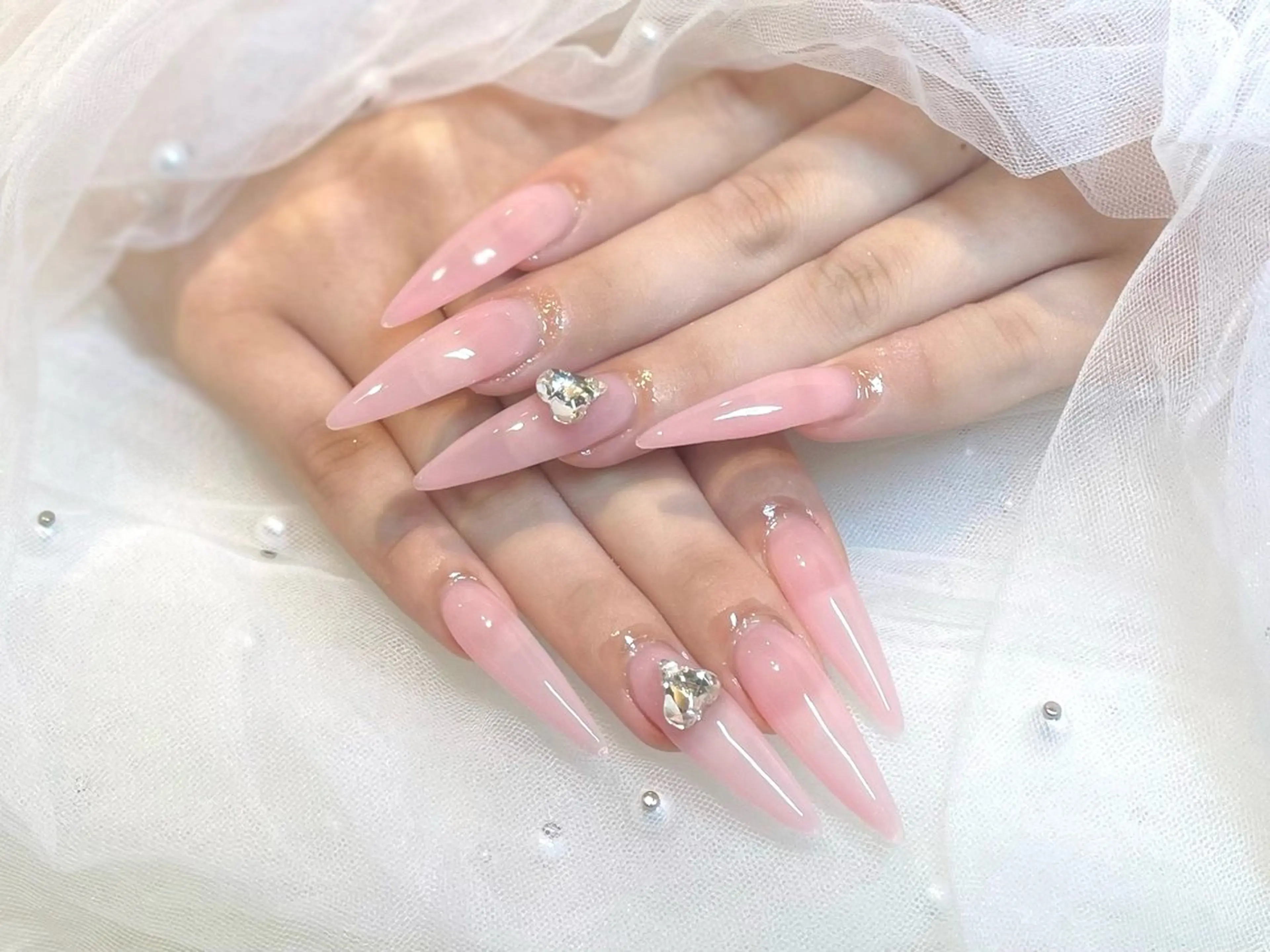 ネイル ワンカラーネイル ピンク ハンドネイル ANDY💫 KANONのネイルデザイン