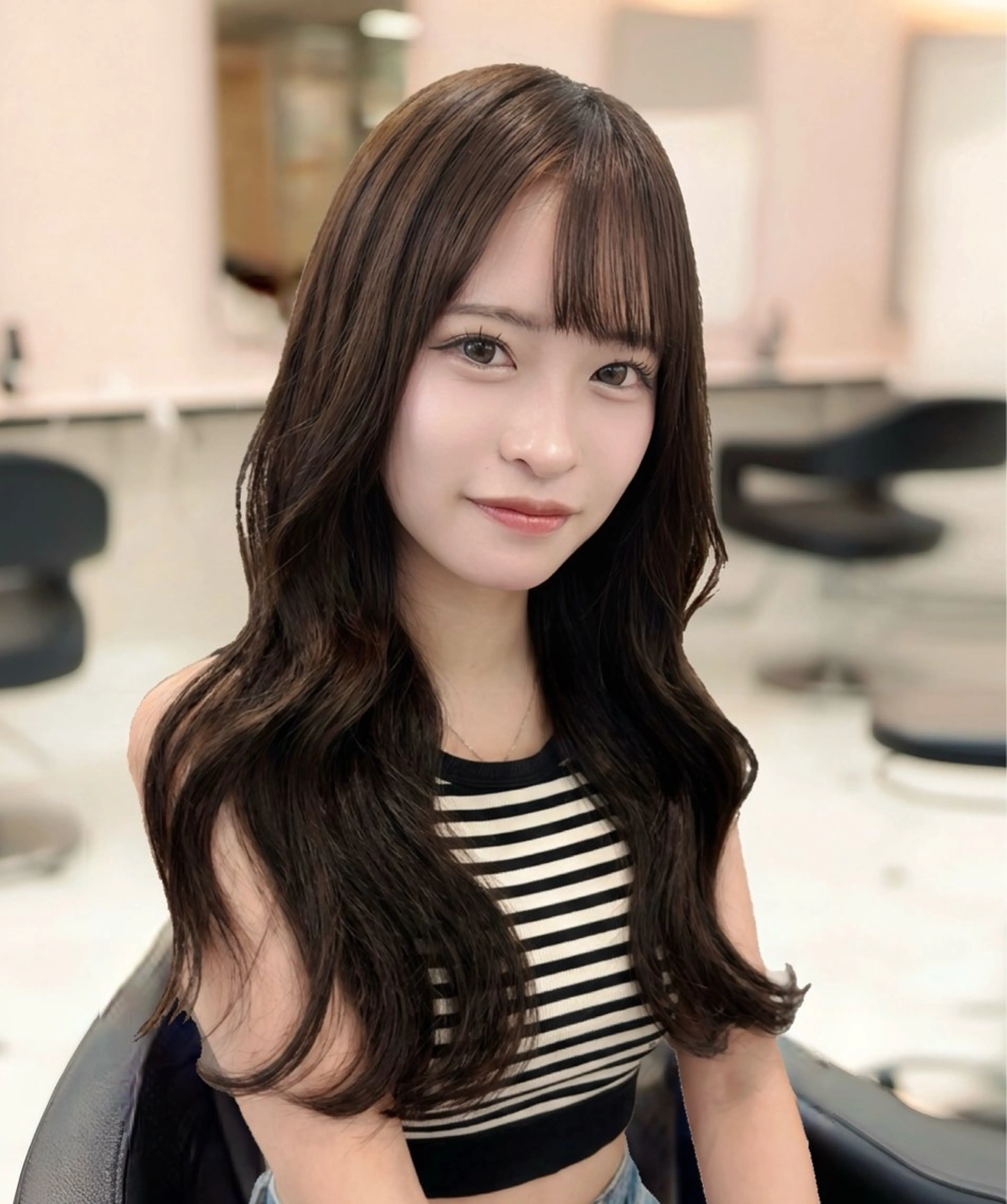 ロング カラー キッズ ヘアカラー メンズ特化/上野 暖色カラー ダイチのヘアスタイル