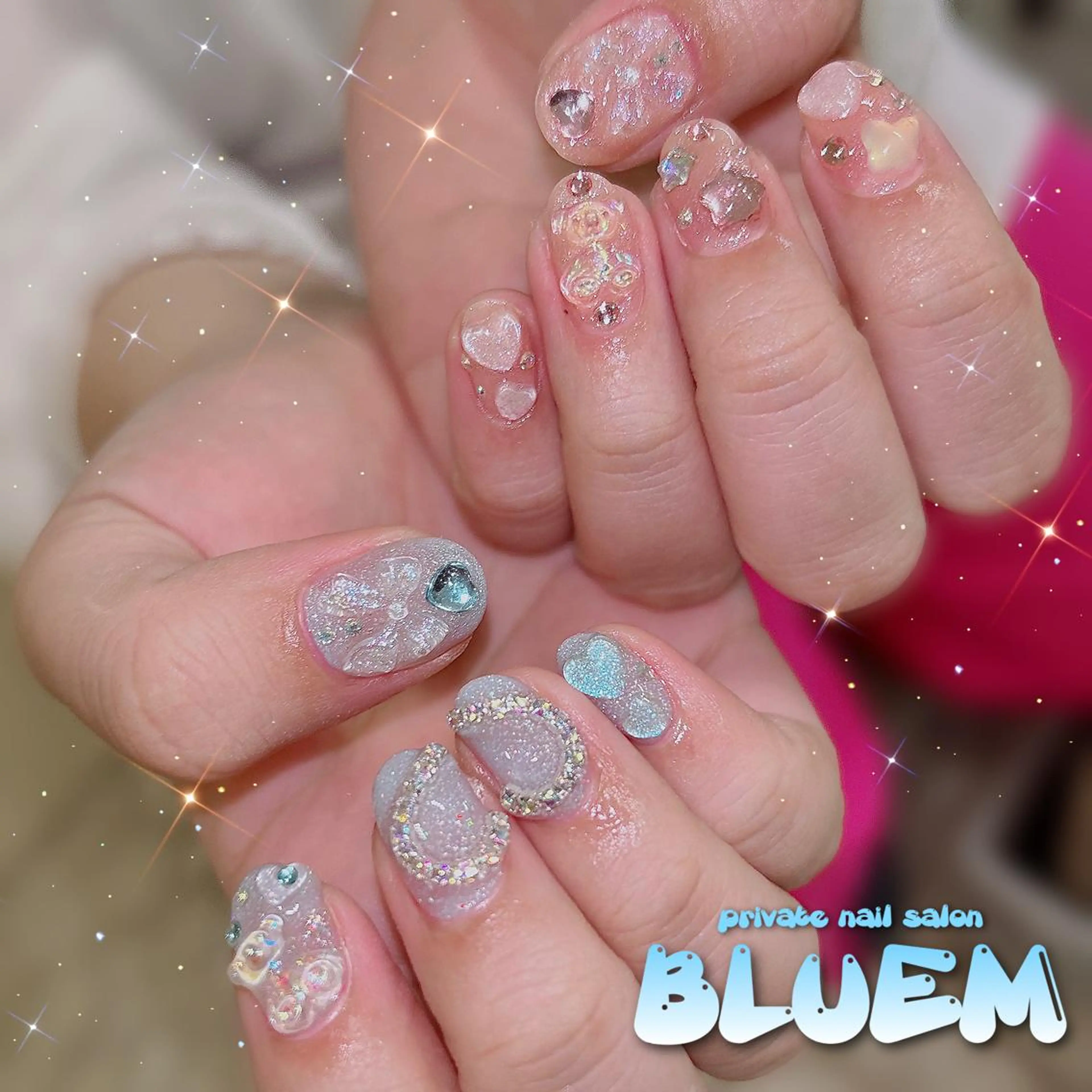 ネイル ハンドネイル BLUEM なな🐶のネイルデザイン