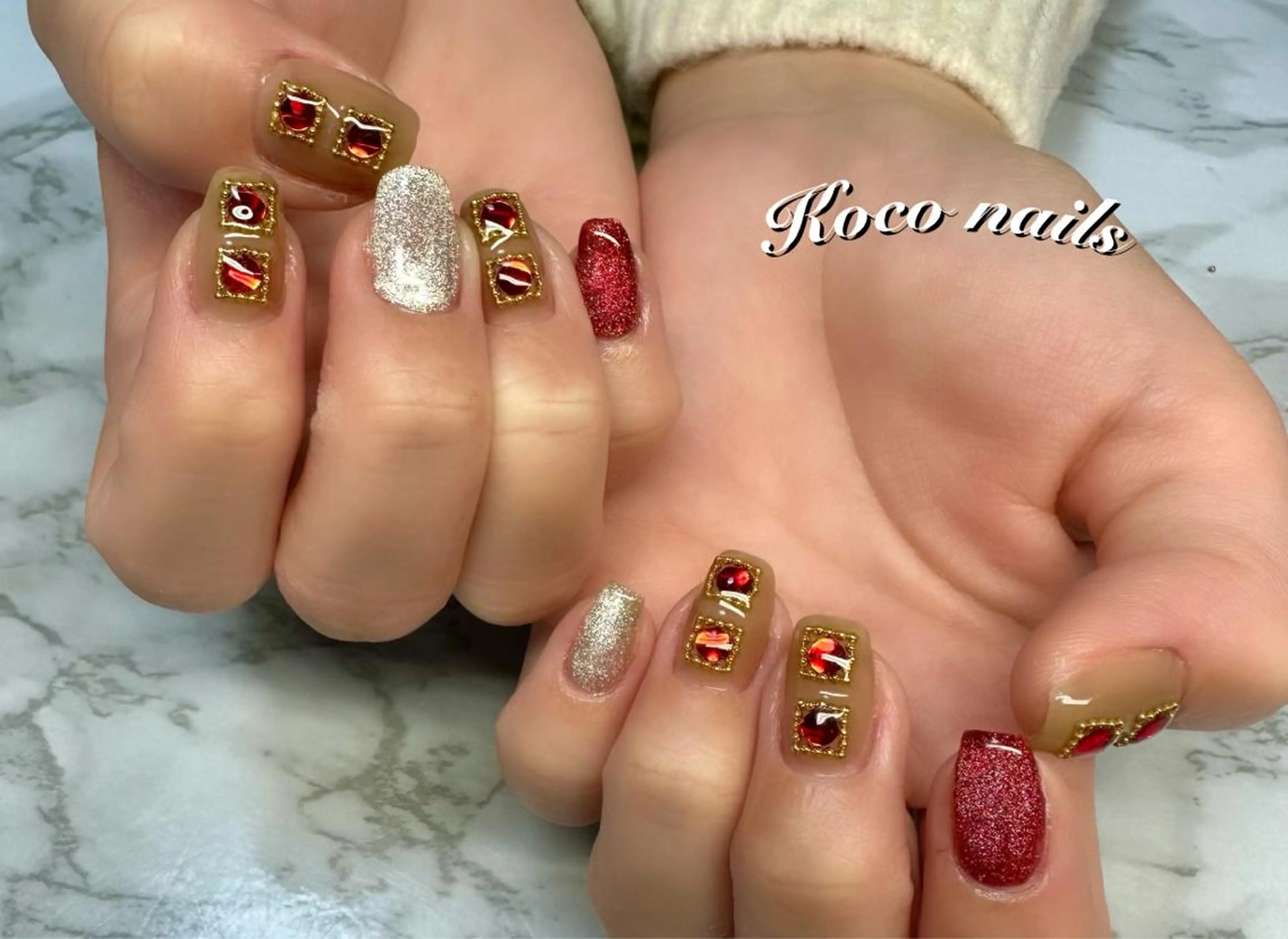 ネイル マグネットネイル M.N_ nailのネイルデザイン