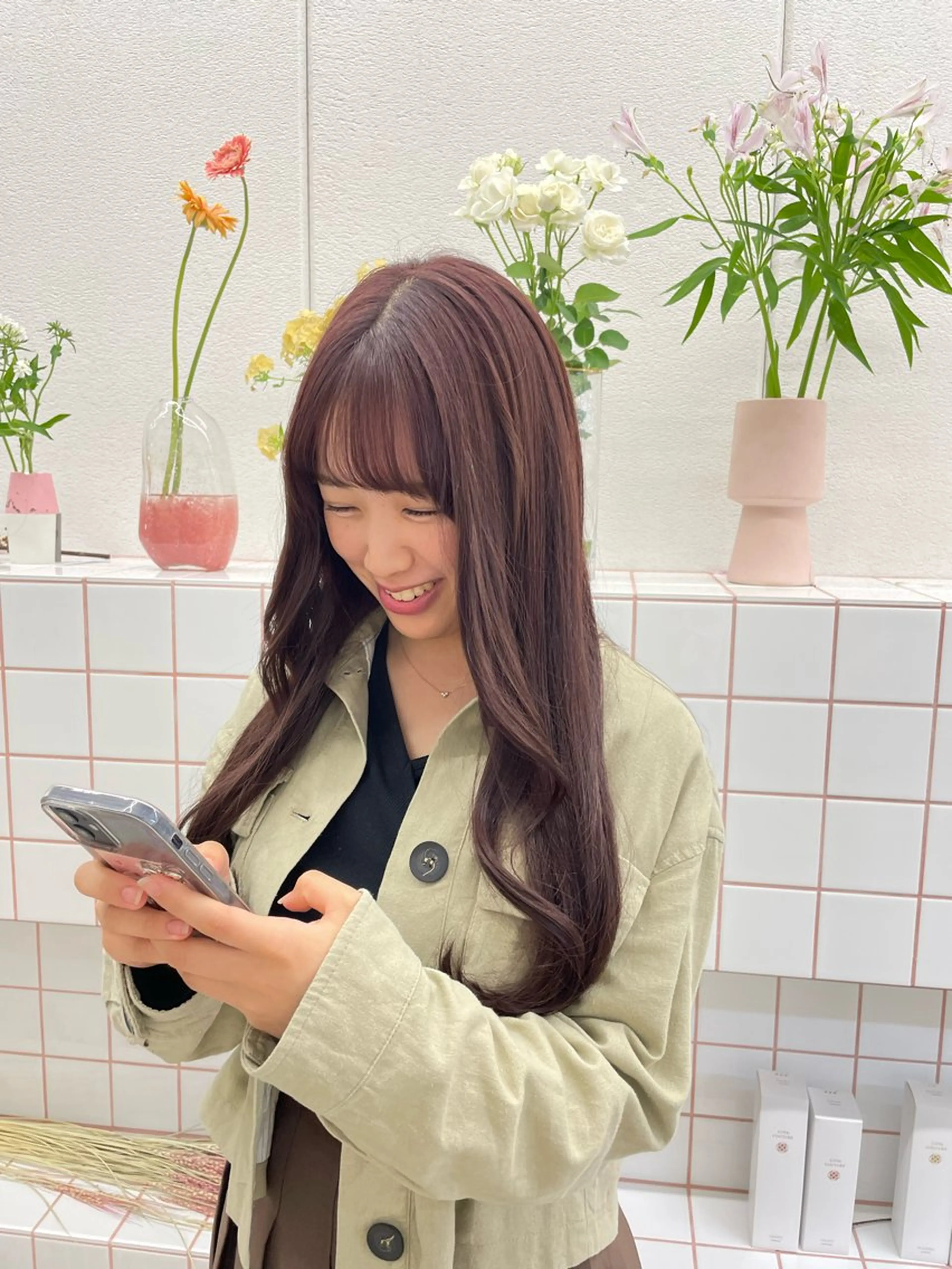 カラー 山下 悠月のヘアスタイル