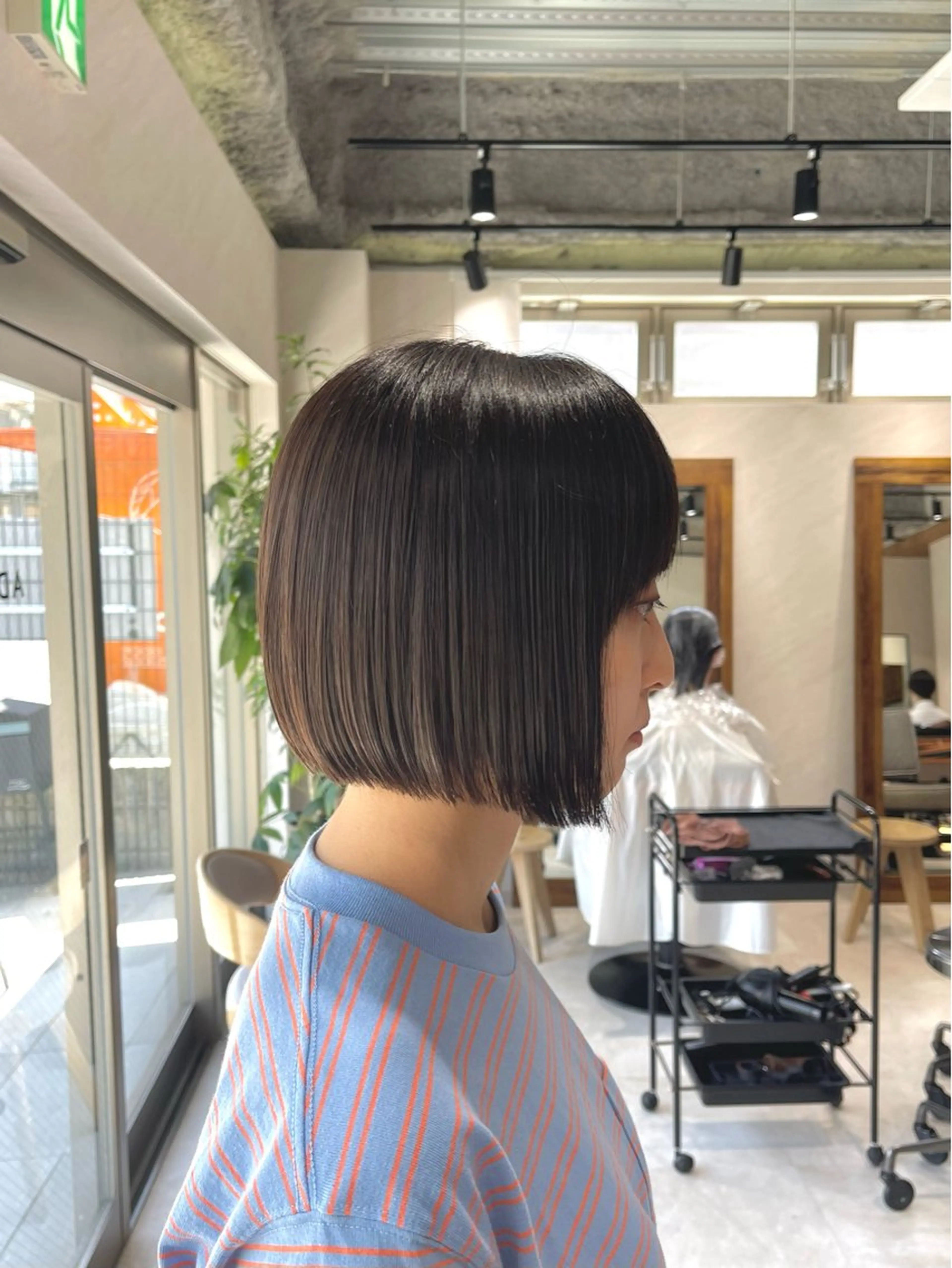 ショート カラー ボブ カット ヘアカラー トリートメント 🩵ボブ/レイヤー /髪質改善🩵のヘアスタイル