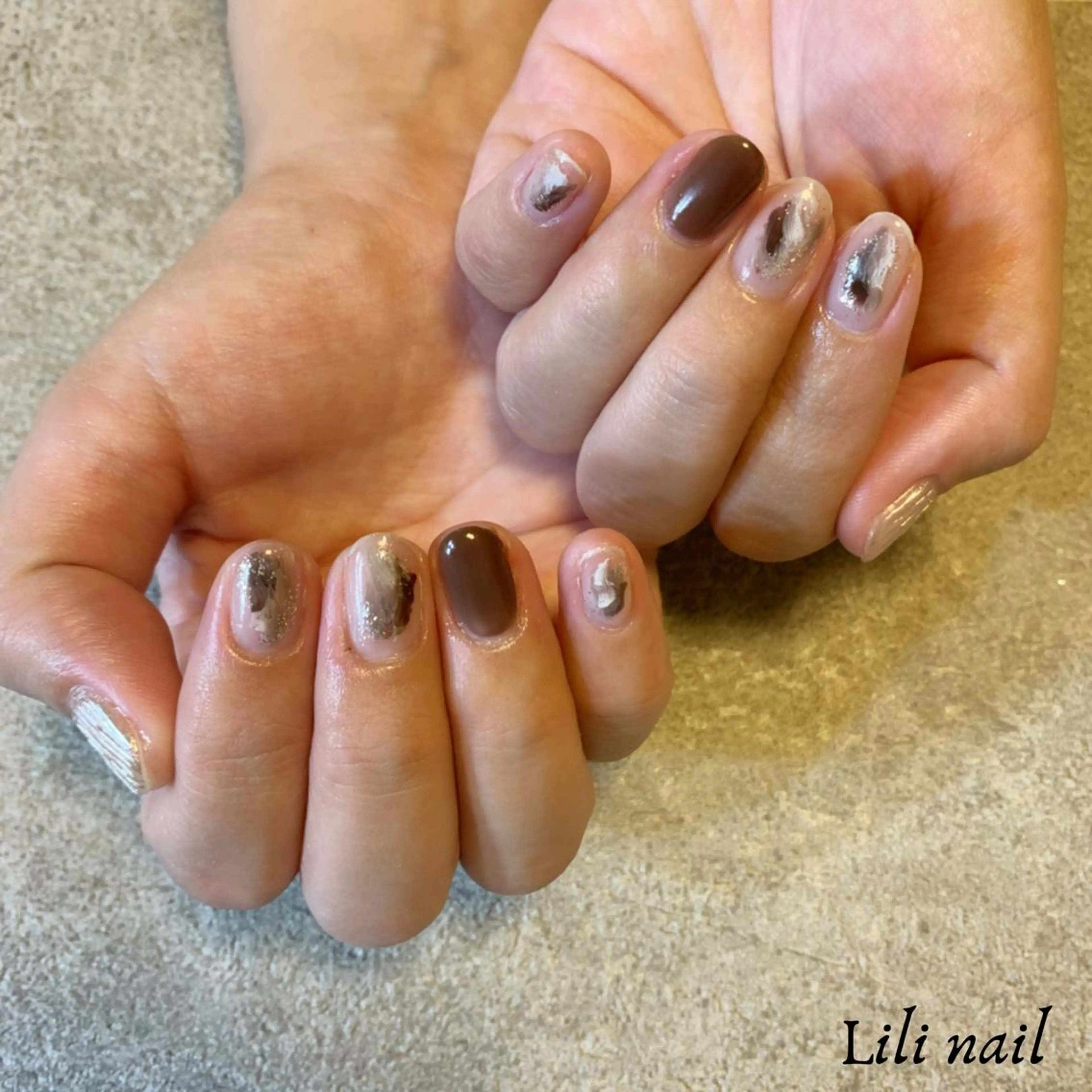 ショート ネイル ハンドネイル Lili beauty salon所属・Lilibeauty salonのネイルデザイン